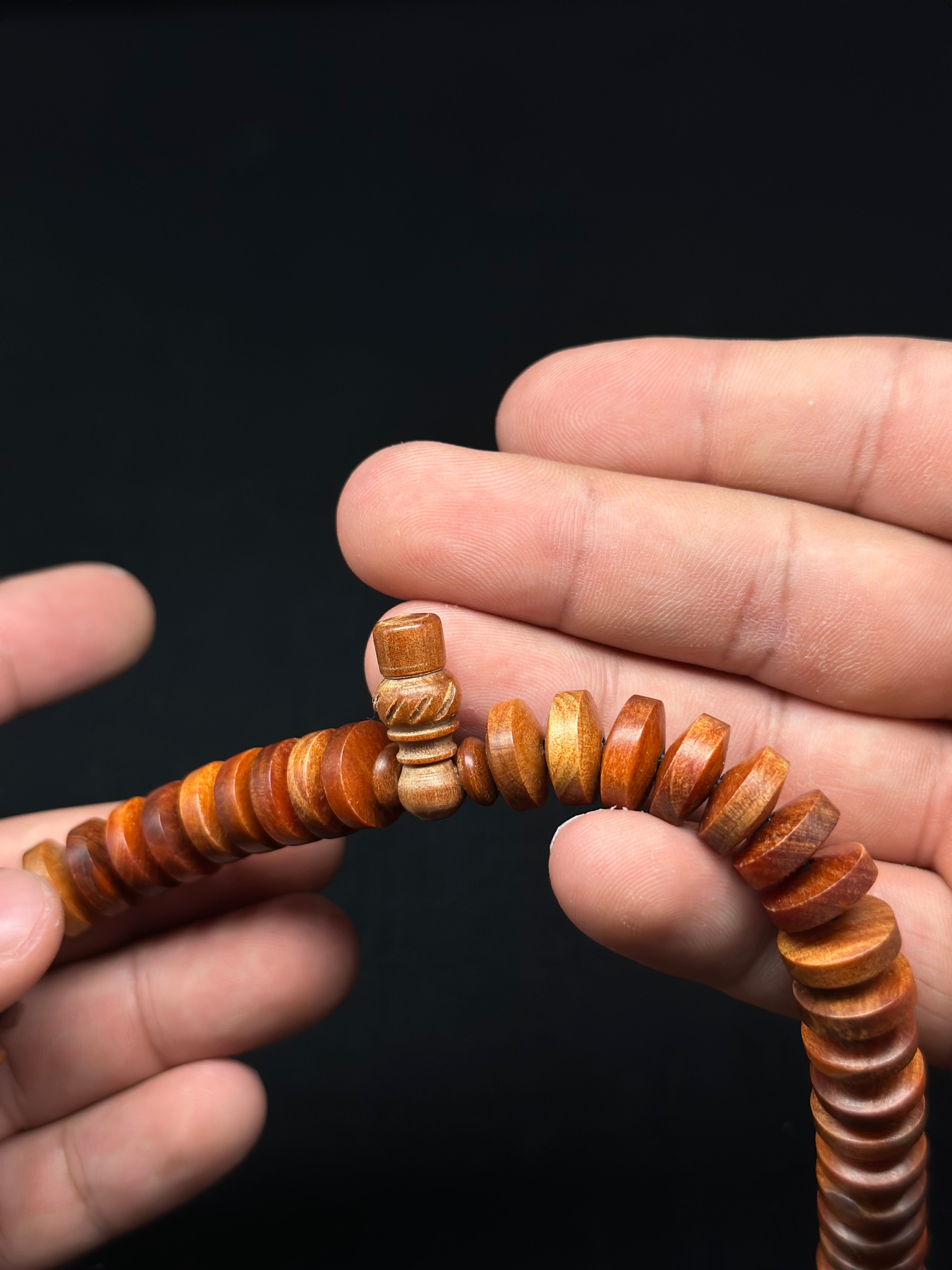 Pure Red Agarwood Rumi Model Darqawi Tasbih