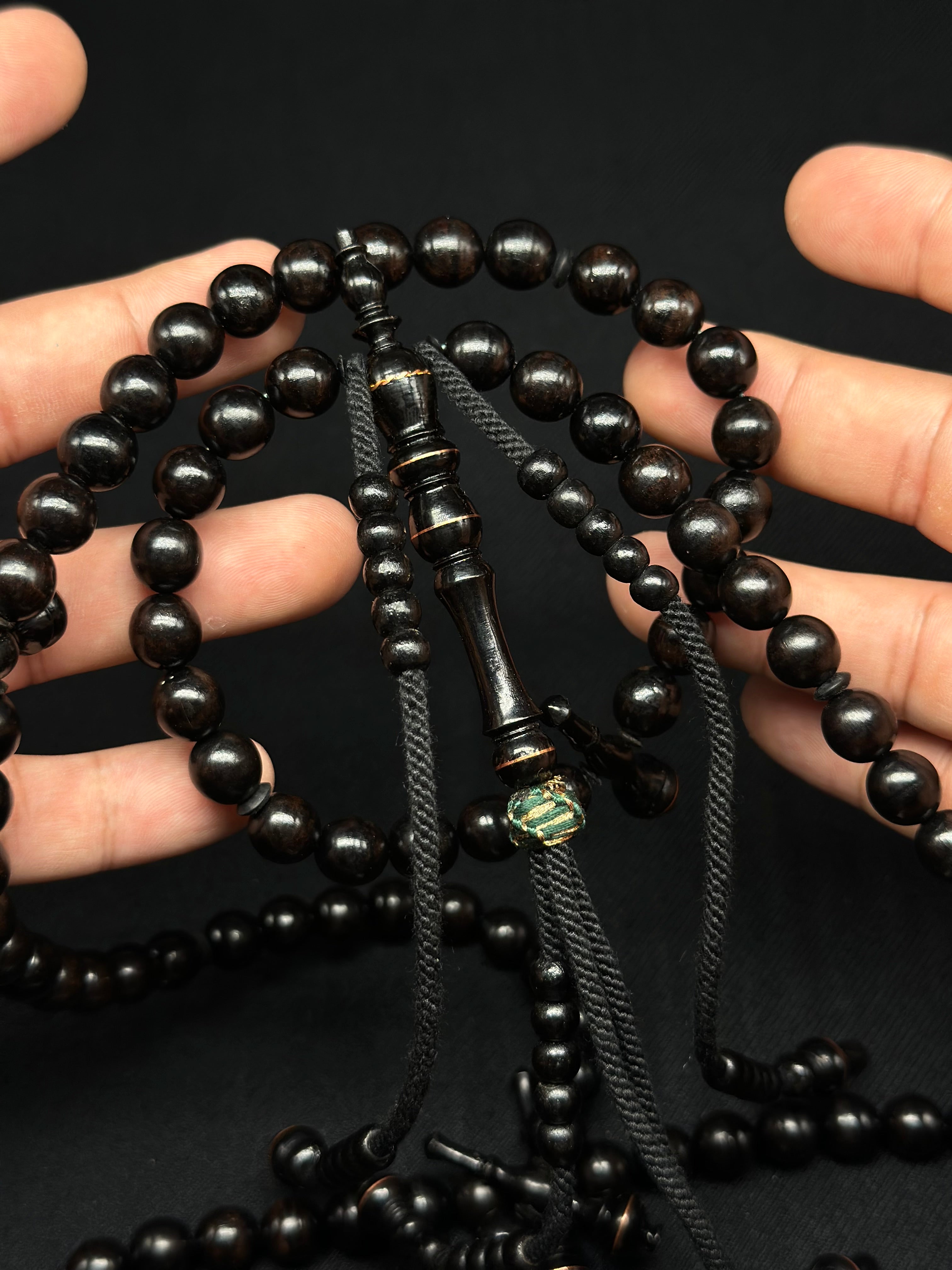 Pure Ebony Tasbih (L)