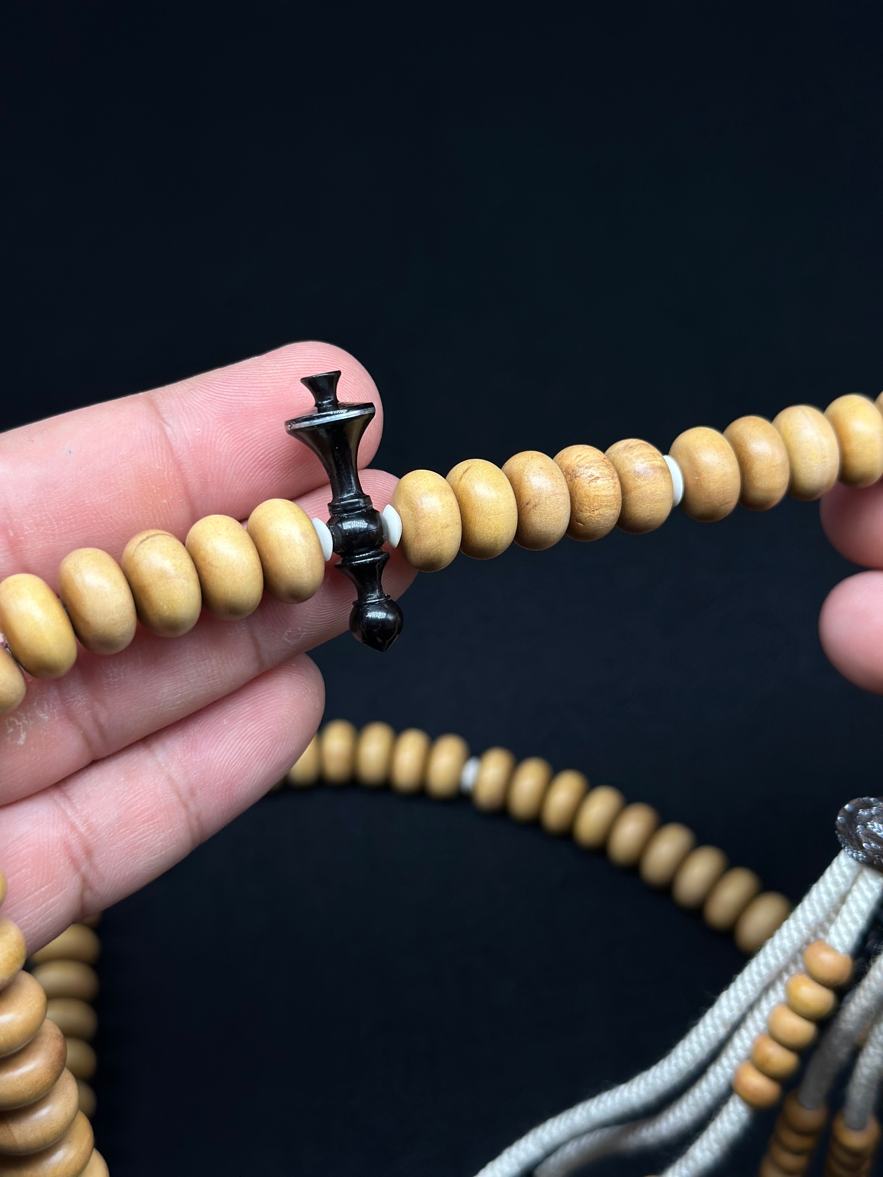 Pure Sandalwood x Ebony Tasbih (Grade A Fragrant)
