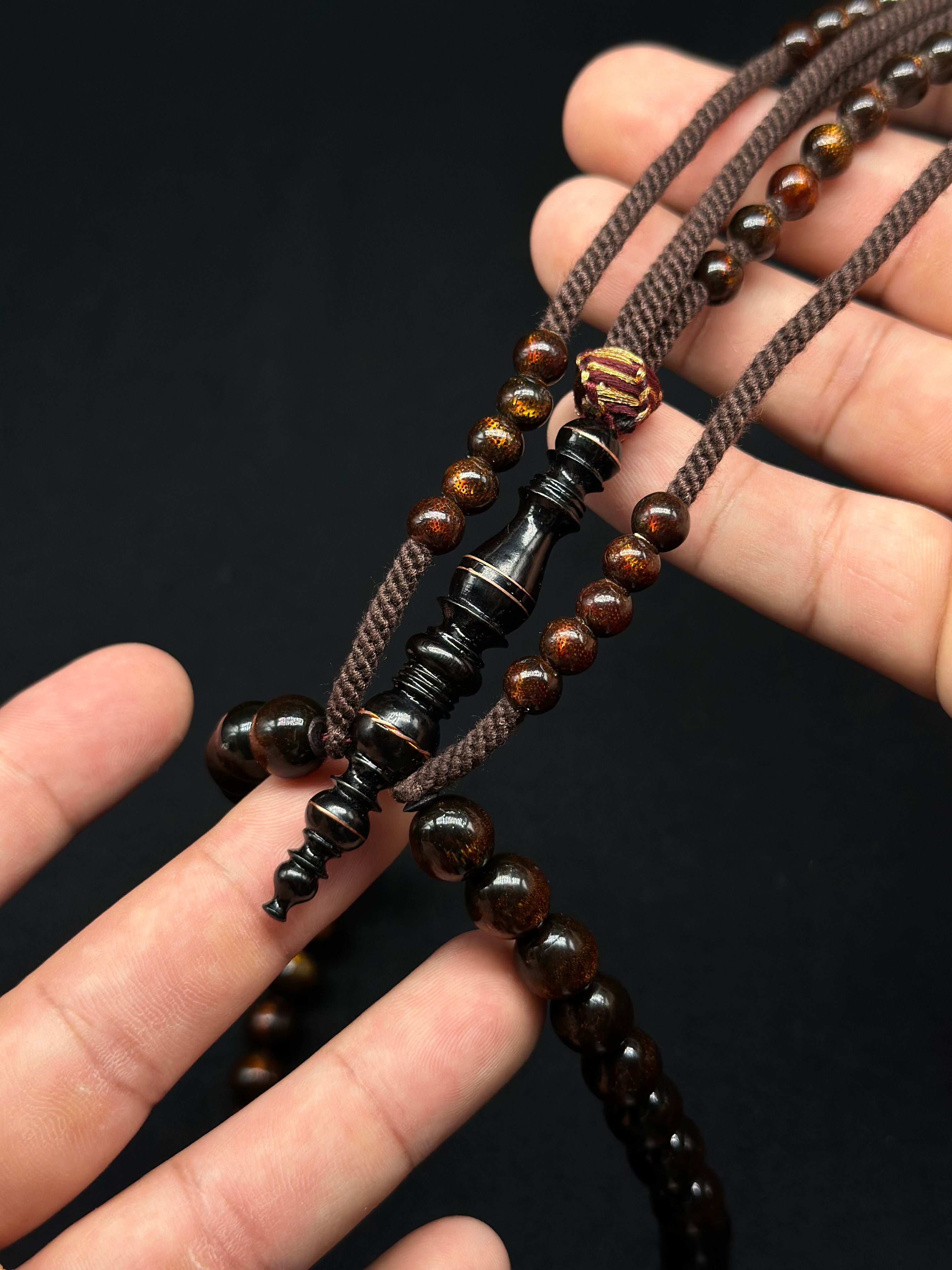 Gold Yusr x Ebony Tasbih