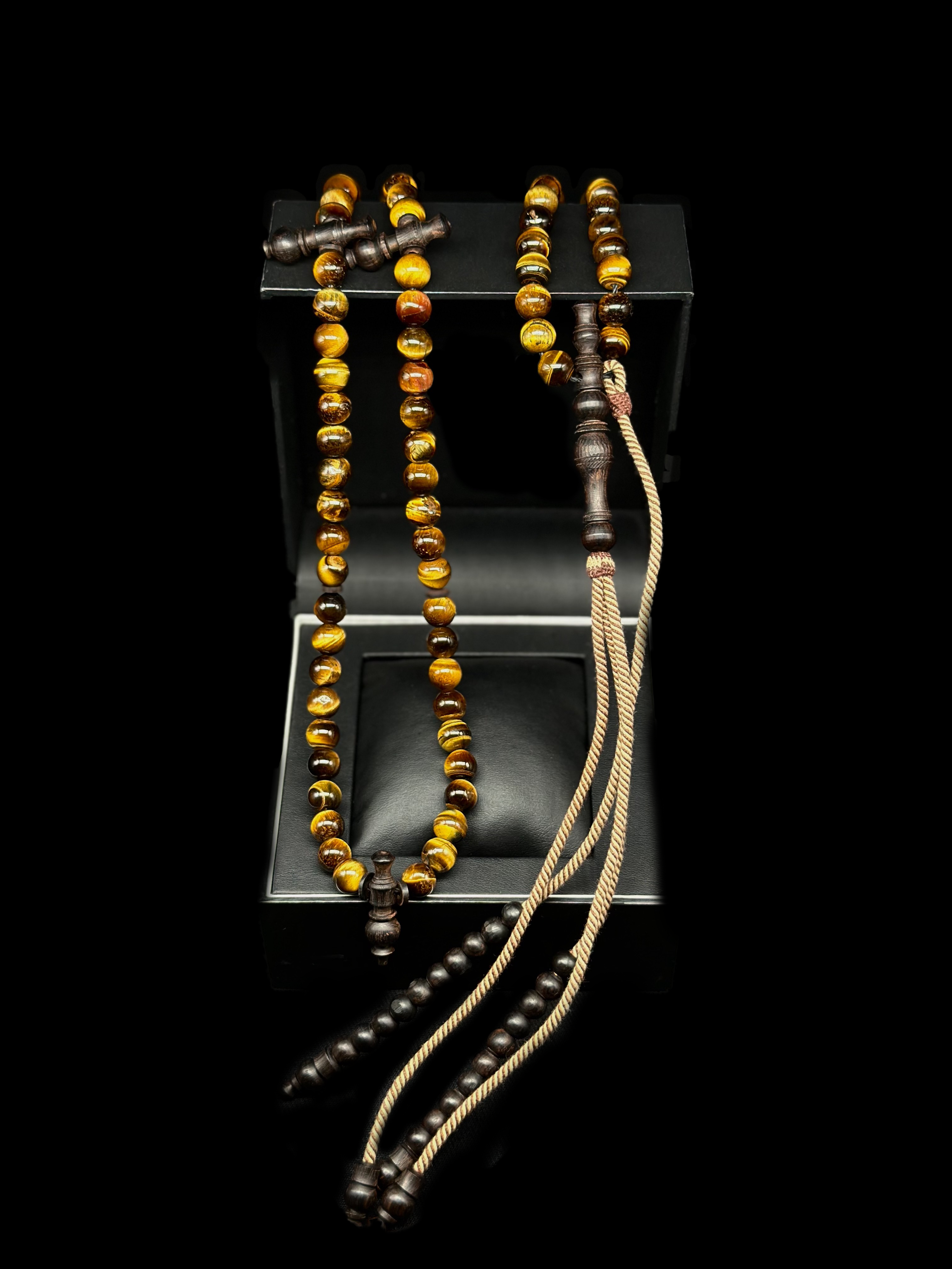 Tiger Eye x Ebony Tasbih