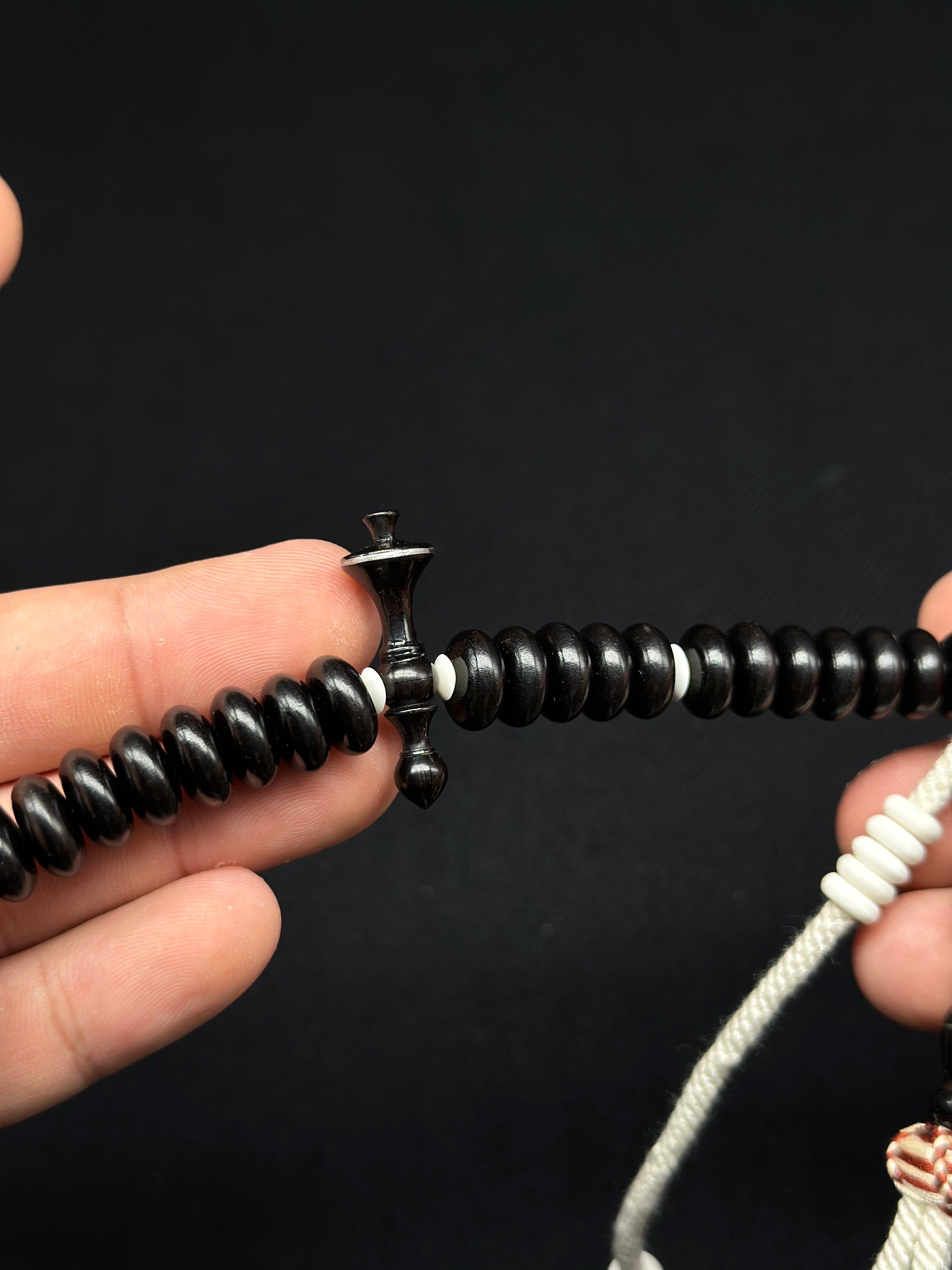 Ebony x Cow Bone Tasbih