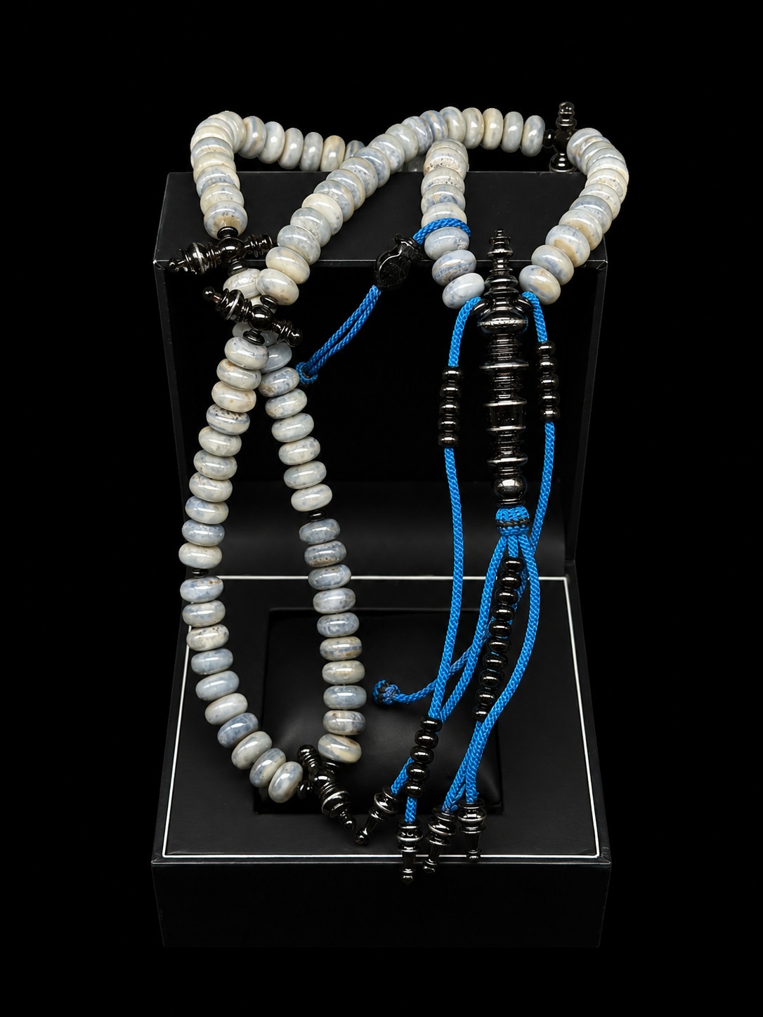 Blue Marjan x Yusr Tasbih