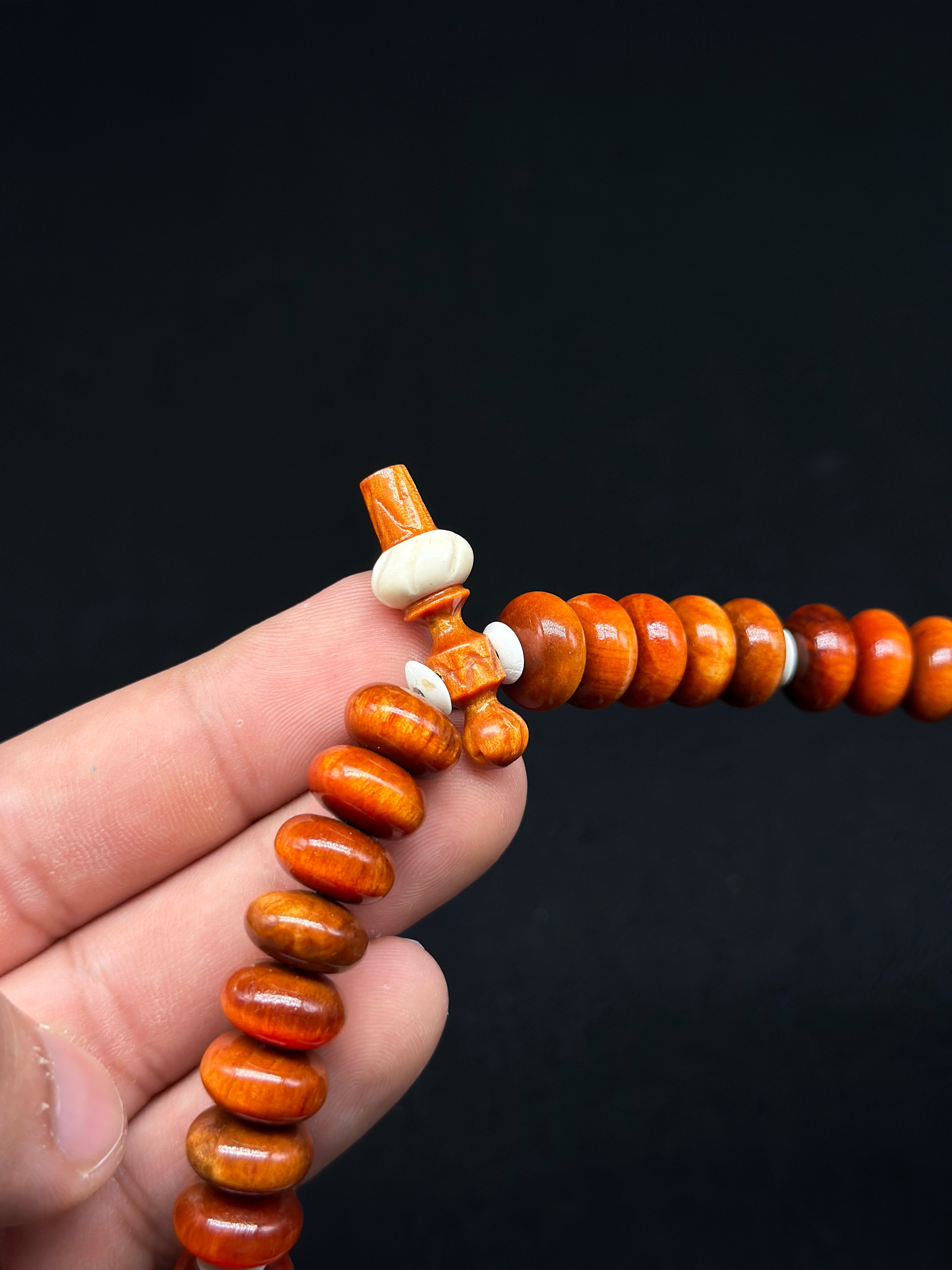 King Agathis x Cow Bone Rumi Model Tasbih