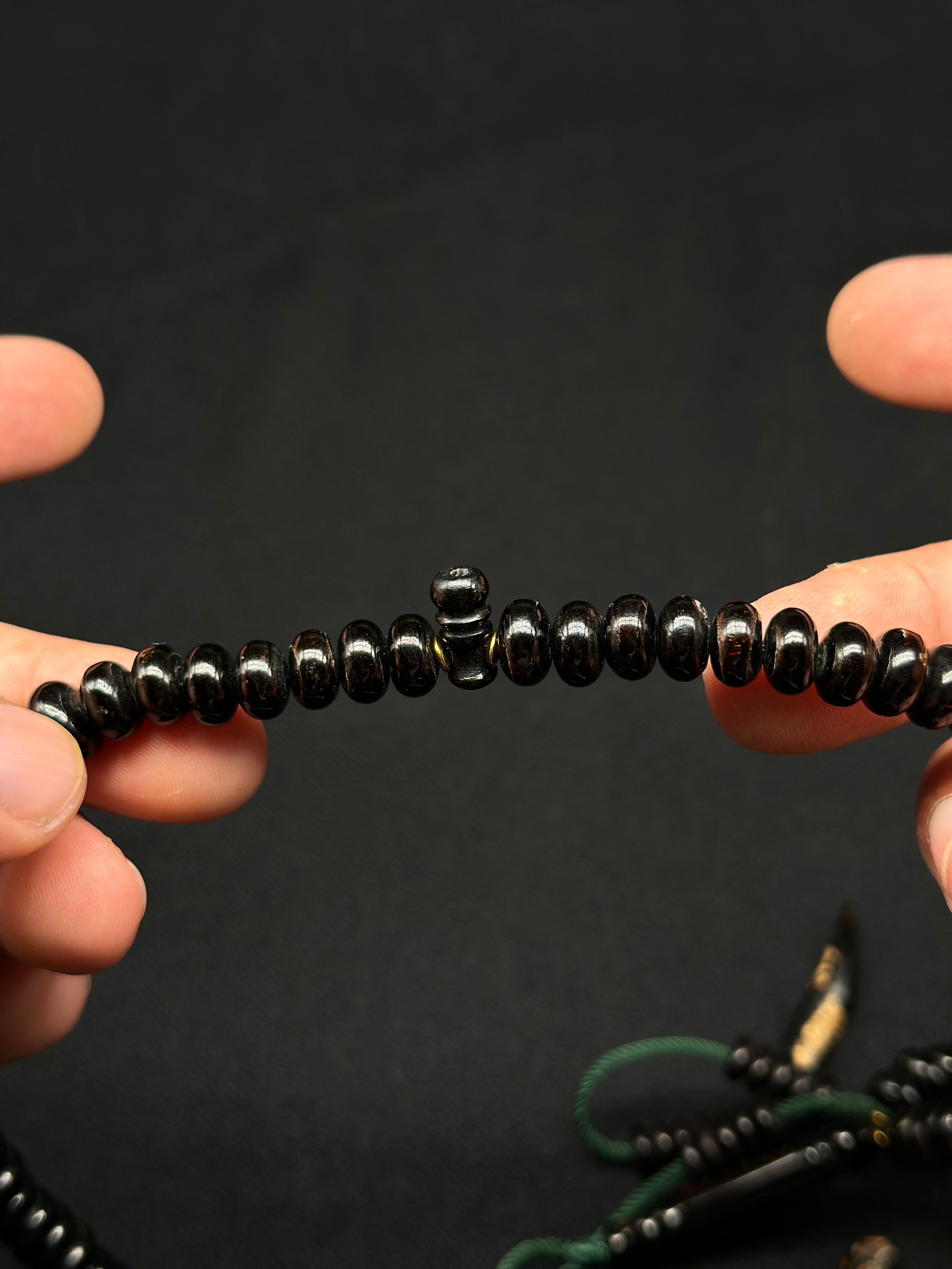 Pure Egyptian Black Yusr Tasbih