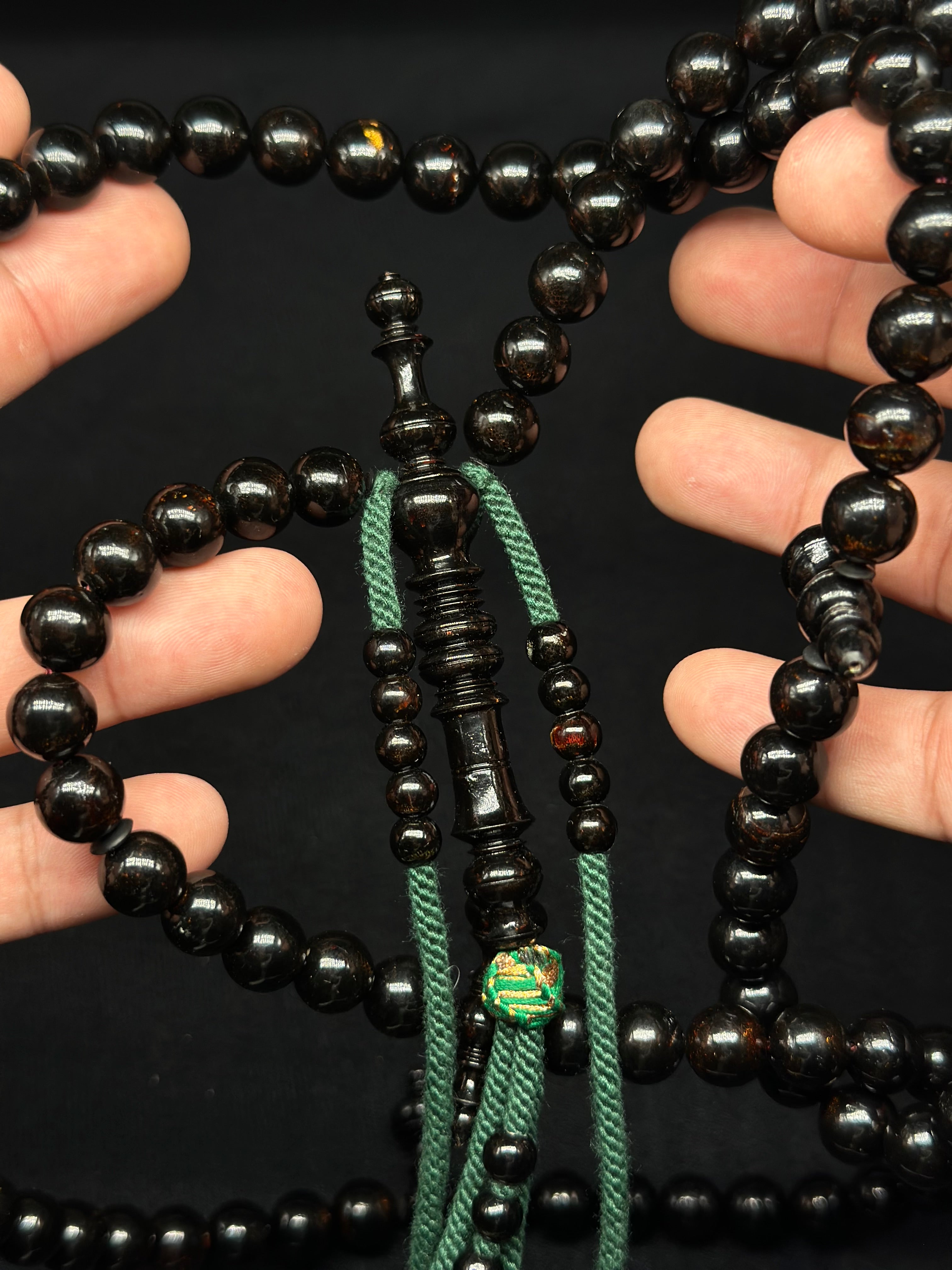 Pure Black Yusr Tasbih (XL)