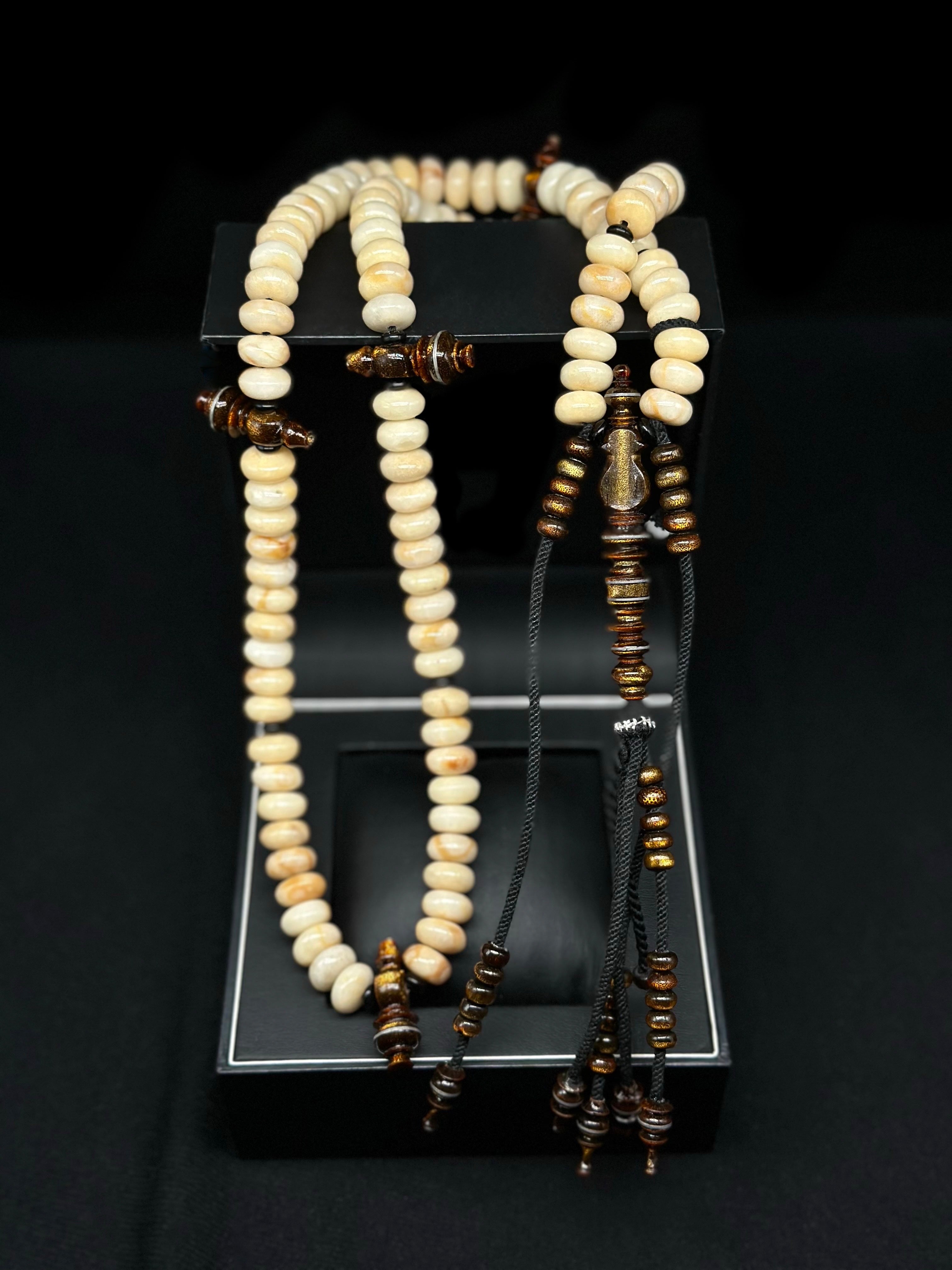 Marjan x Gold Yusr Tasbih