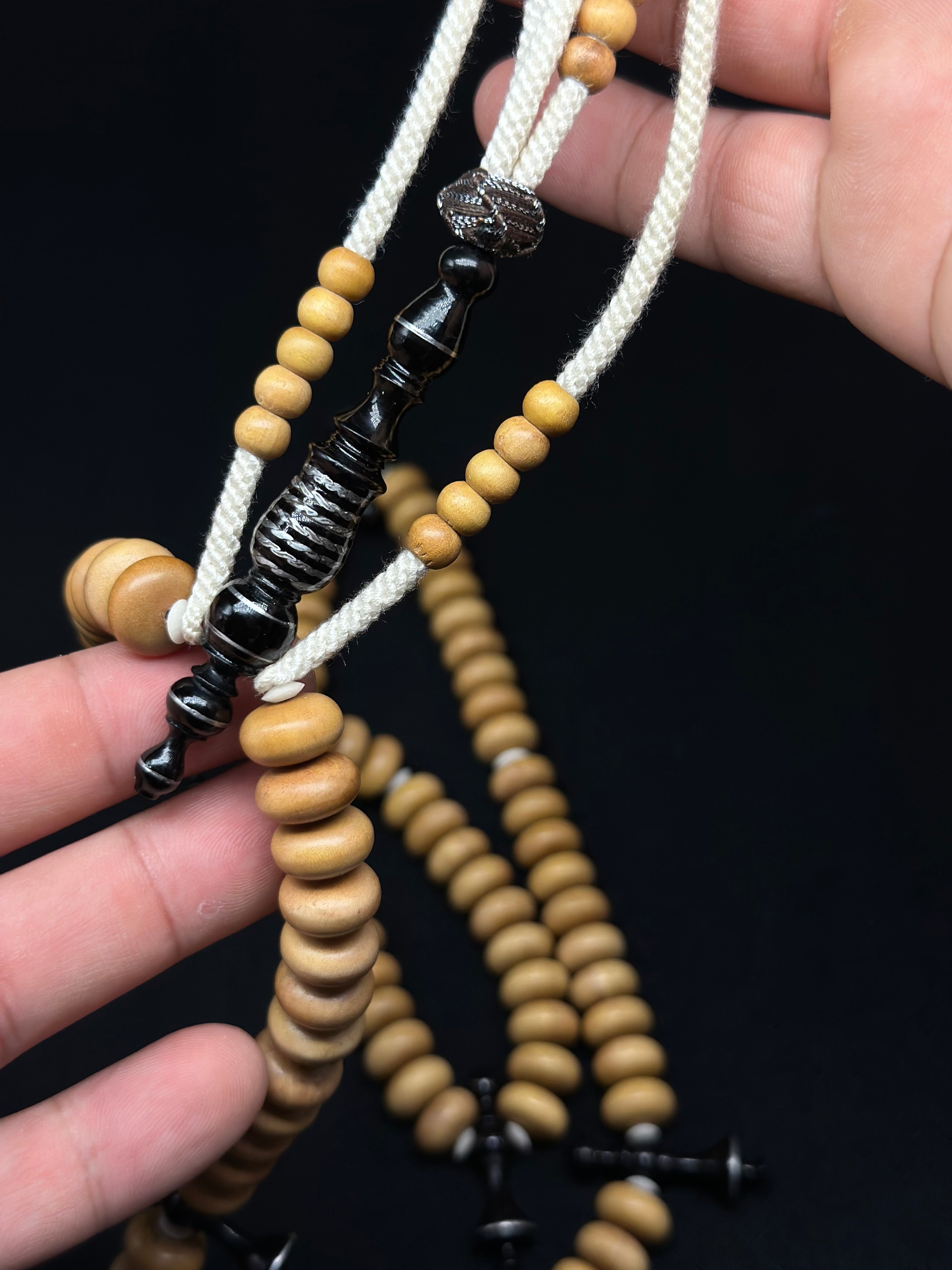 Pure Sandalwood x Ebony Tasbih (Grade A Fragrant)