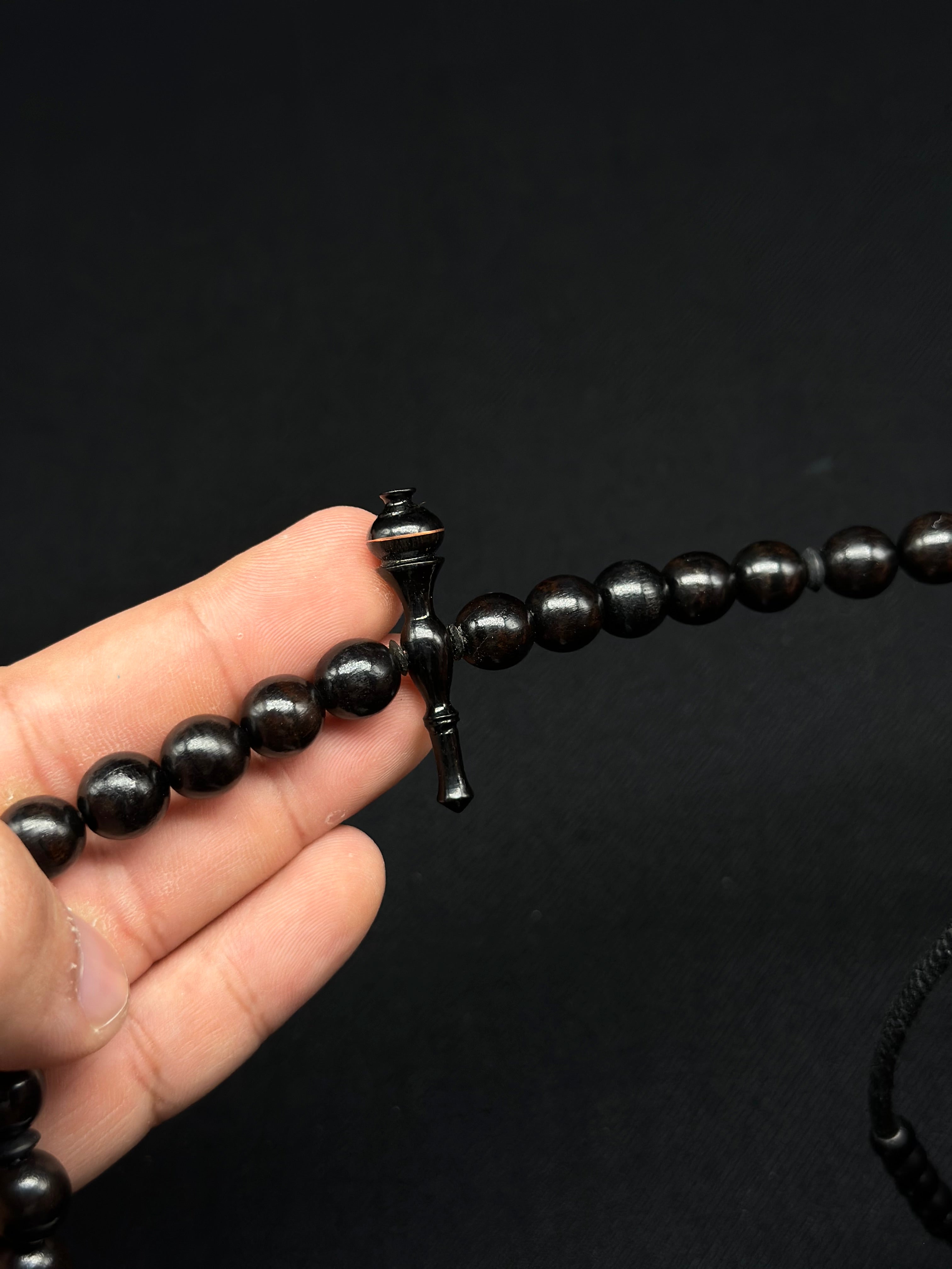 Pure Ebony Tasbih (L)