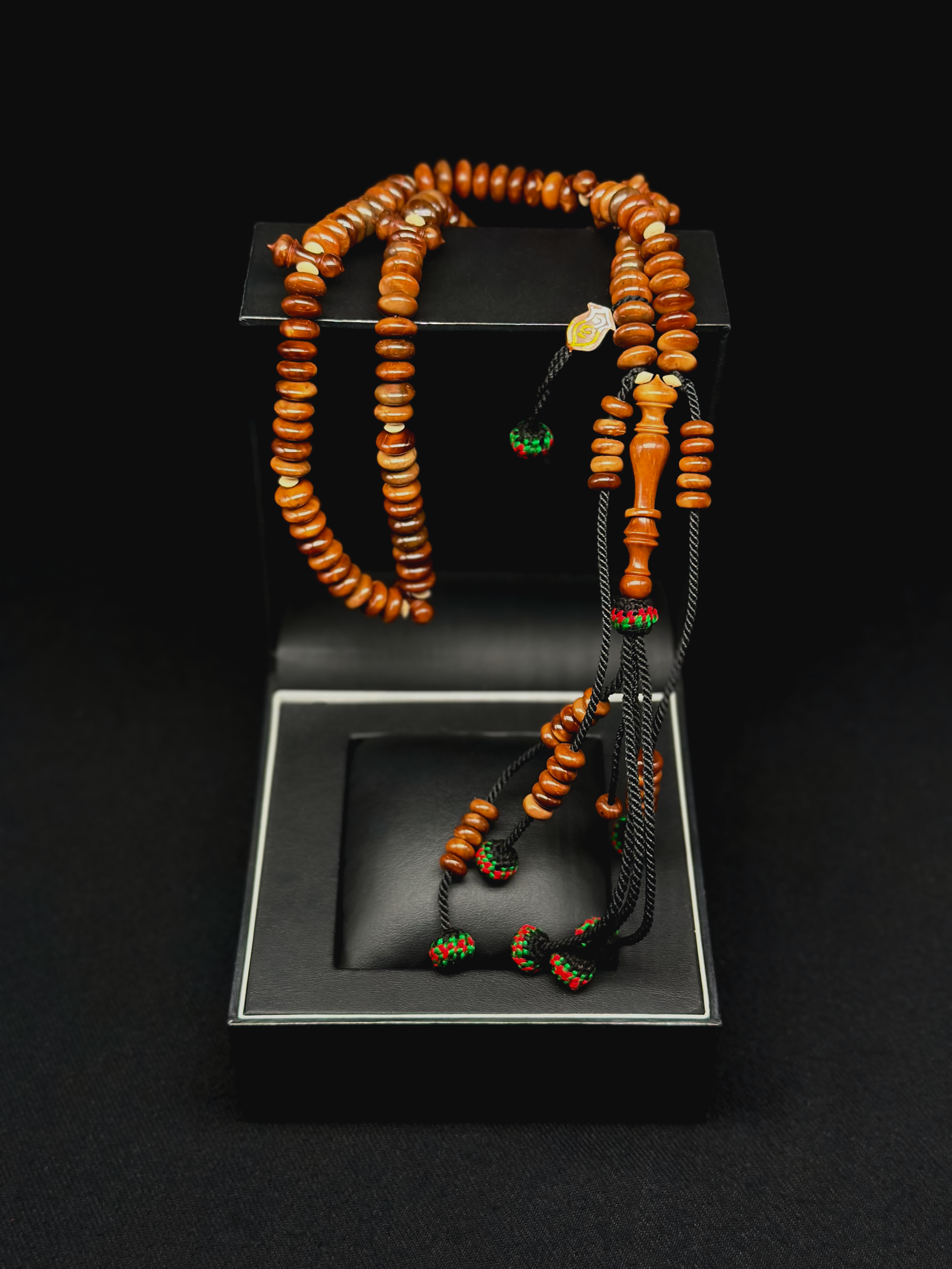 Pure Kuka Coquilla Nut Tasbih With Prophetic Sandal