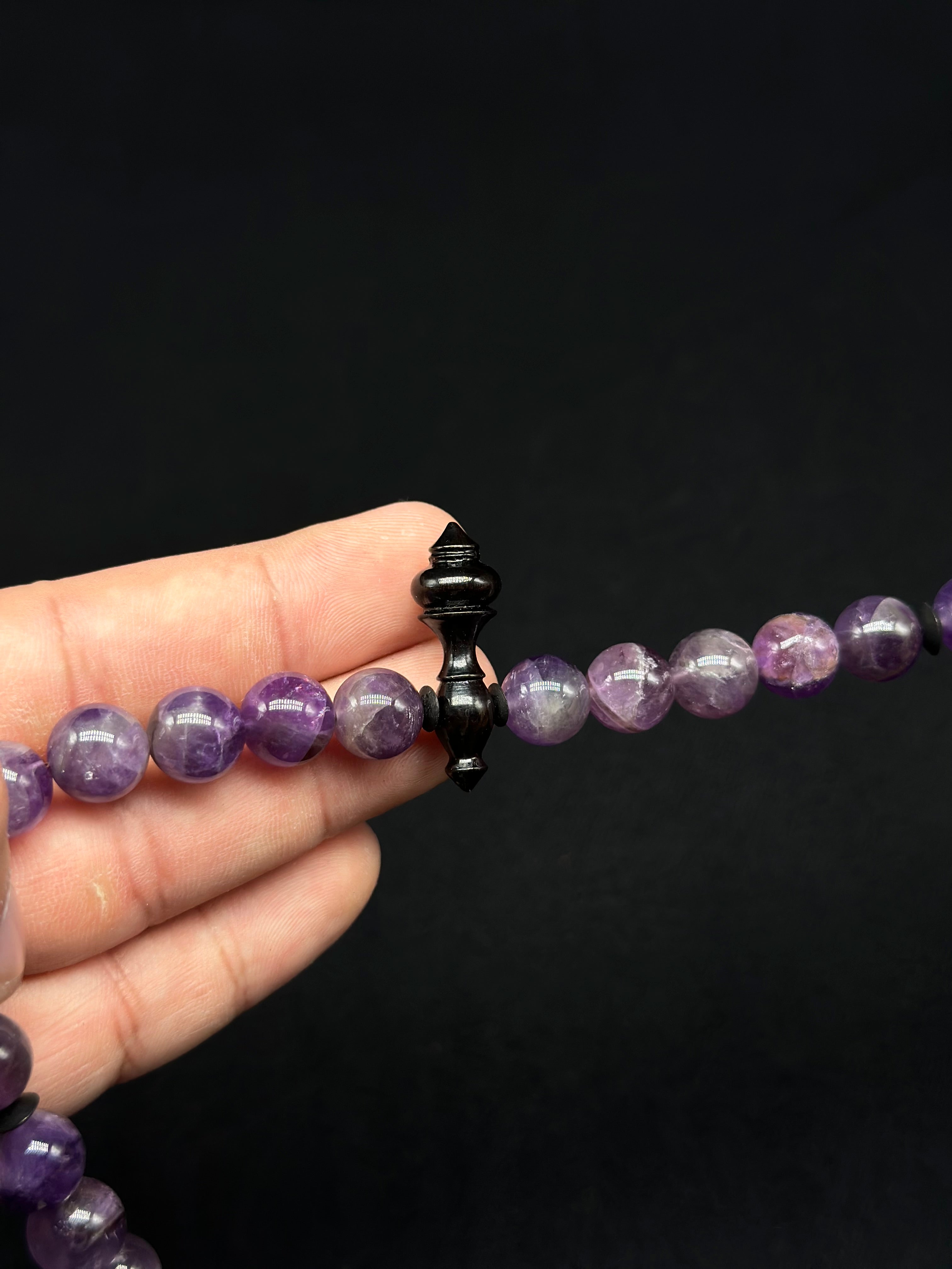 Amethyst x Ebony Tasbih (XL)
