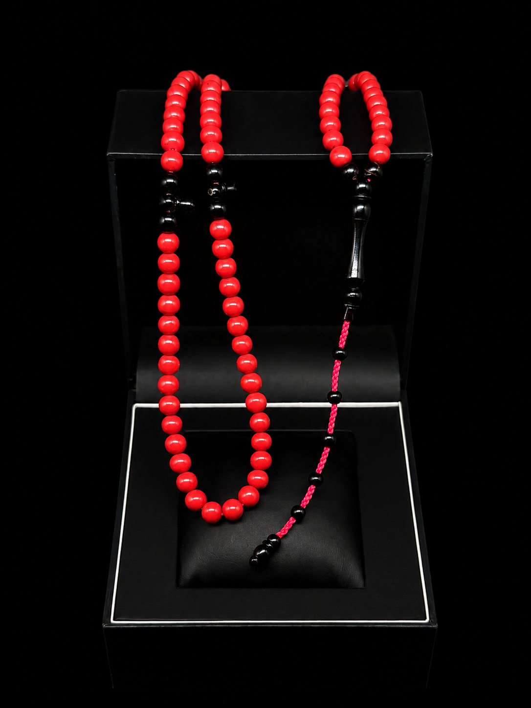 Pink Marjan x Yusr Tasbih 99