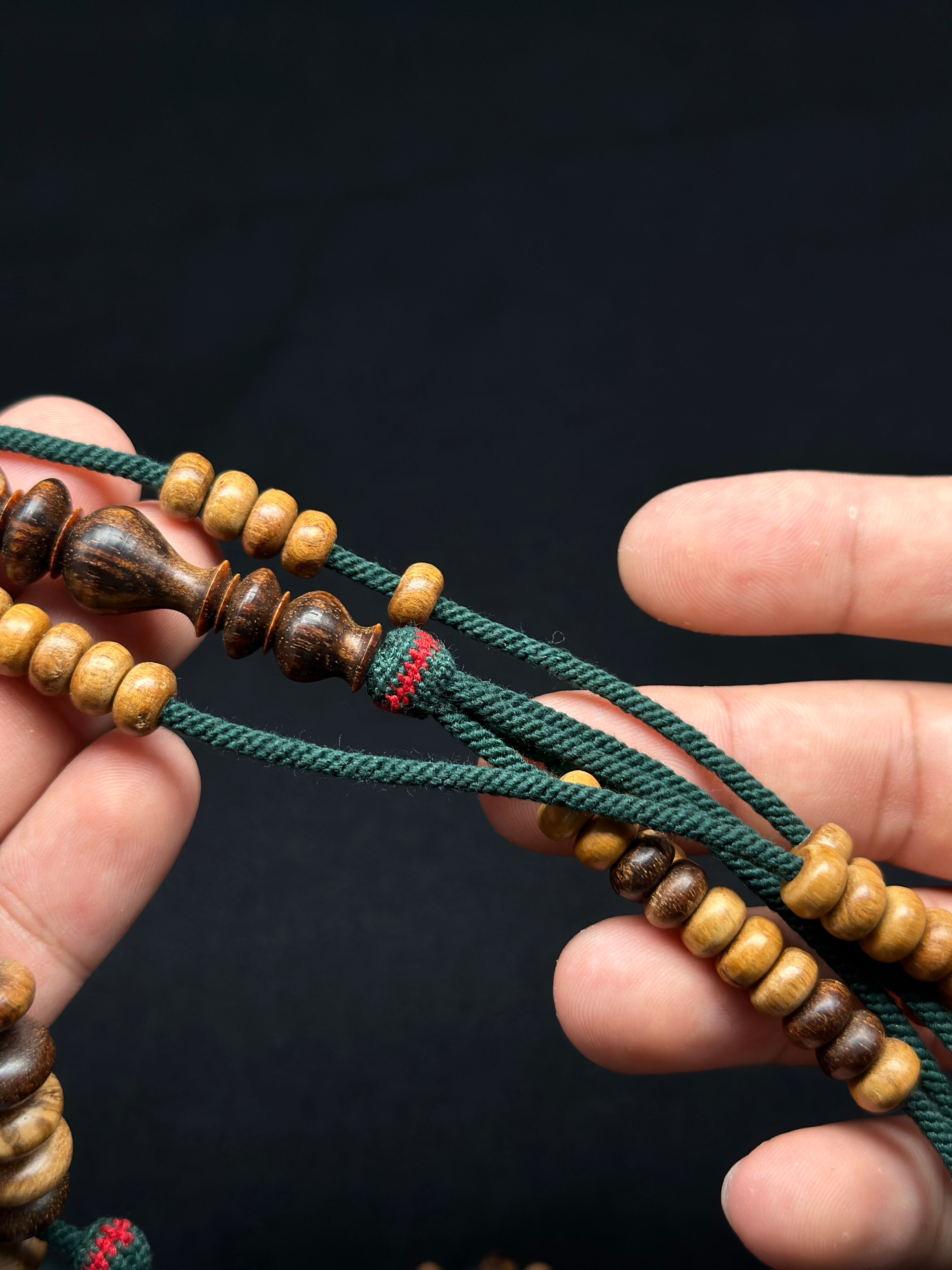 Pure Oud Agarwood Tasbih With Custom Alif (Fragrant)