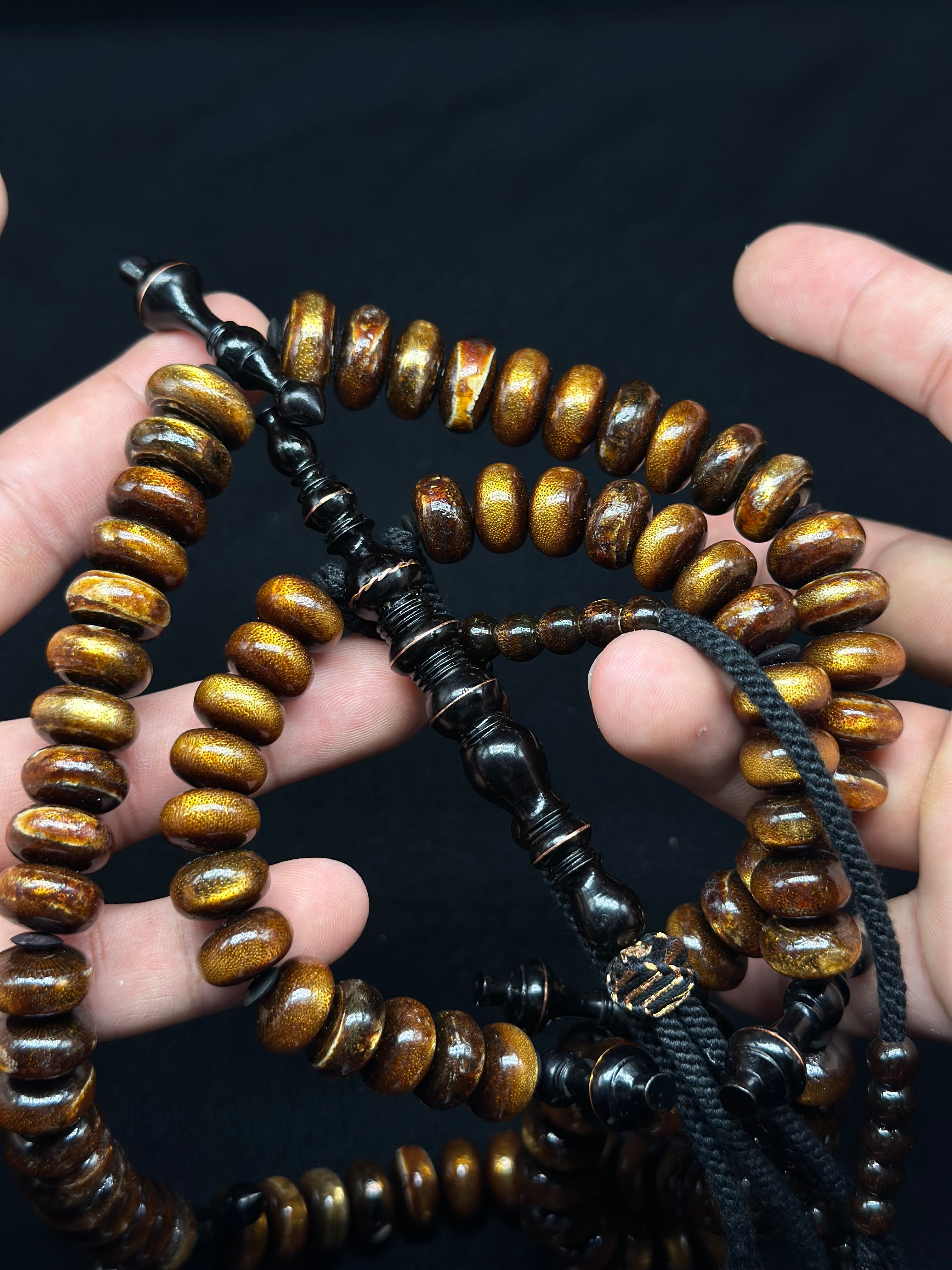 King Gold Yusr x Ebony Tasbih
