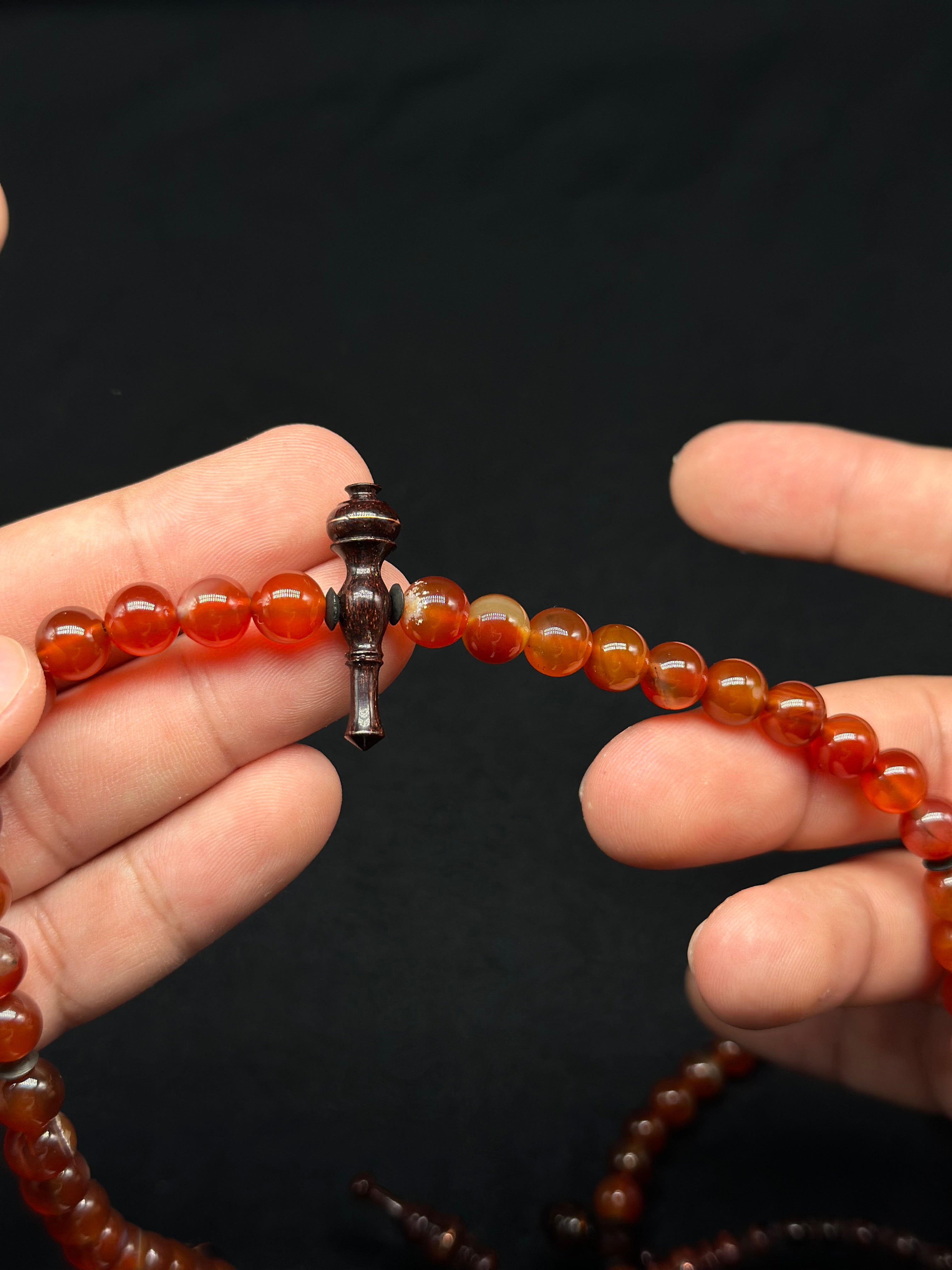 Red Carnelian x Tamarind Tasbih