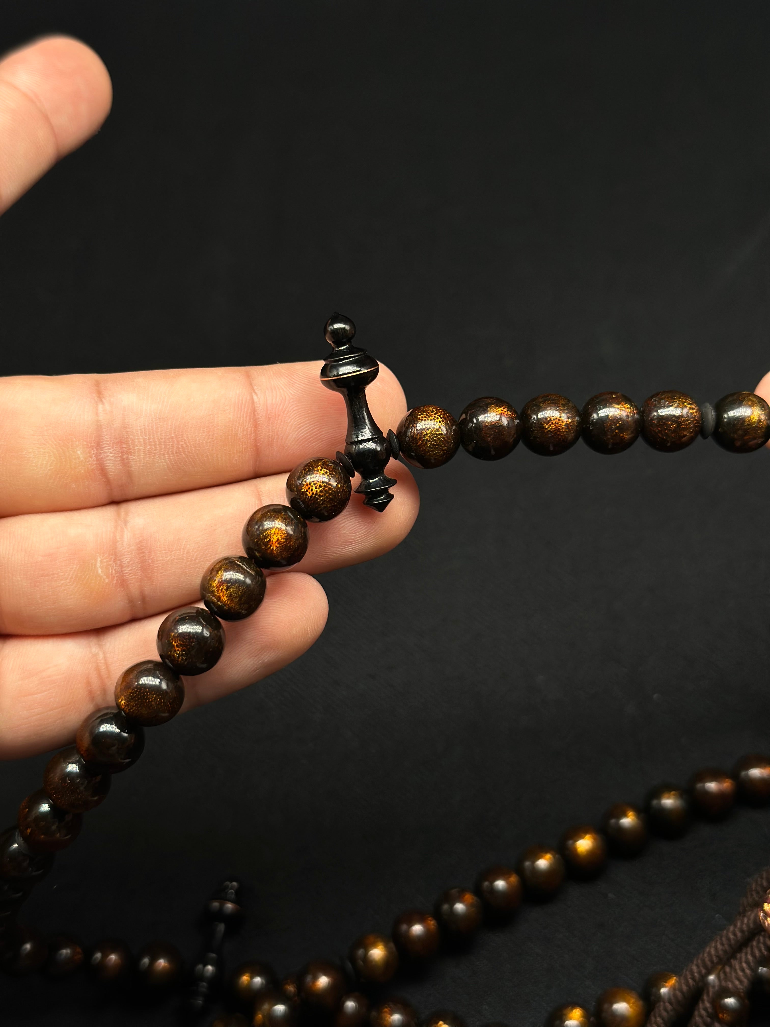 Gold Yusr x Ebony Tasbih