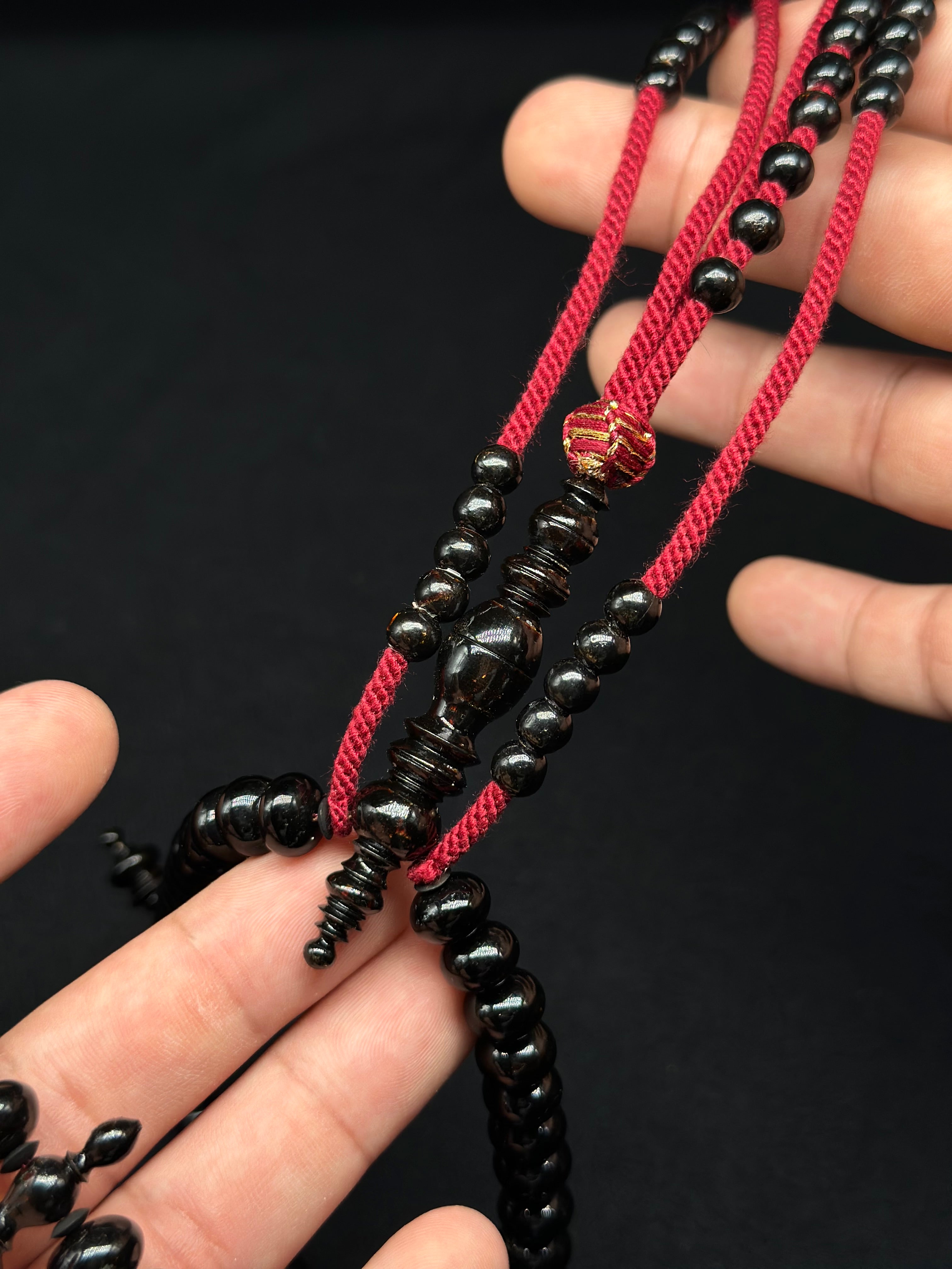 Pure Black Yusr Tasbih