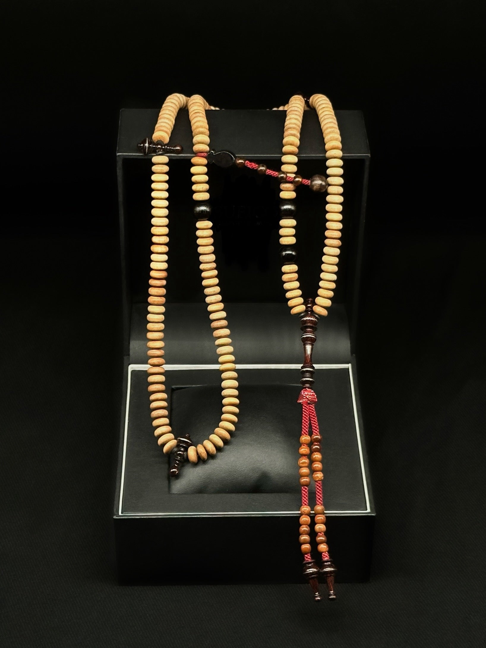 Sandalwood x Kuka x Ebony Tasbih 200 Beads With Prophetic Sandal