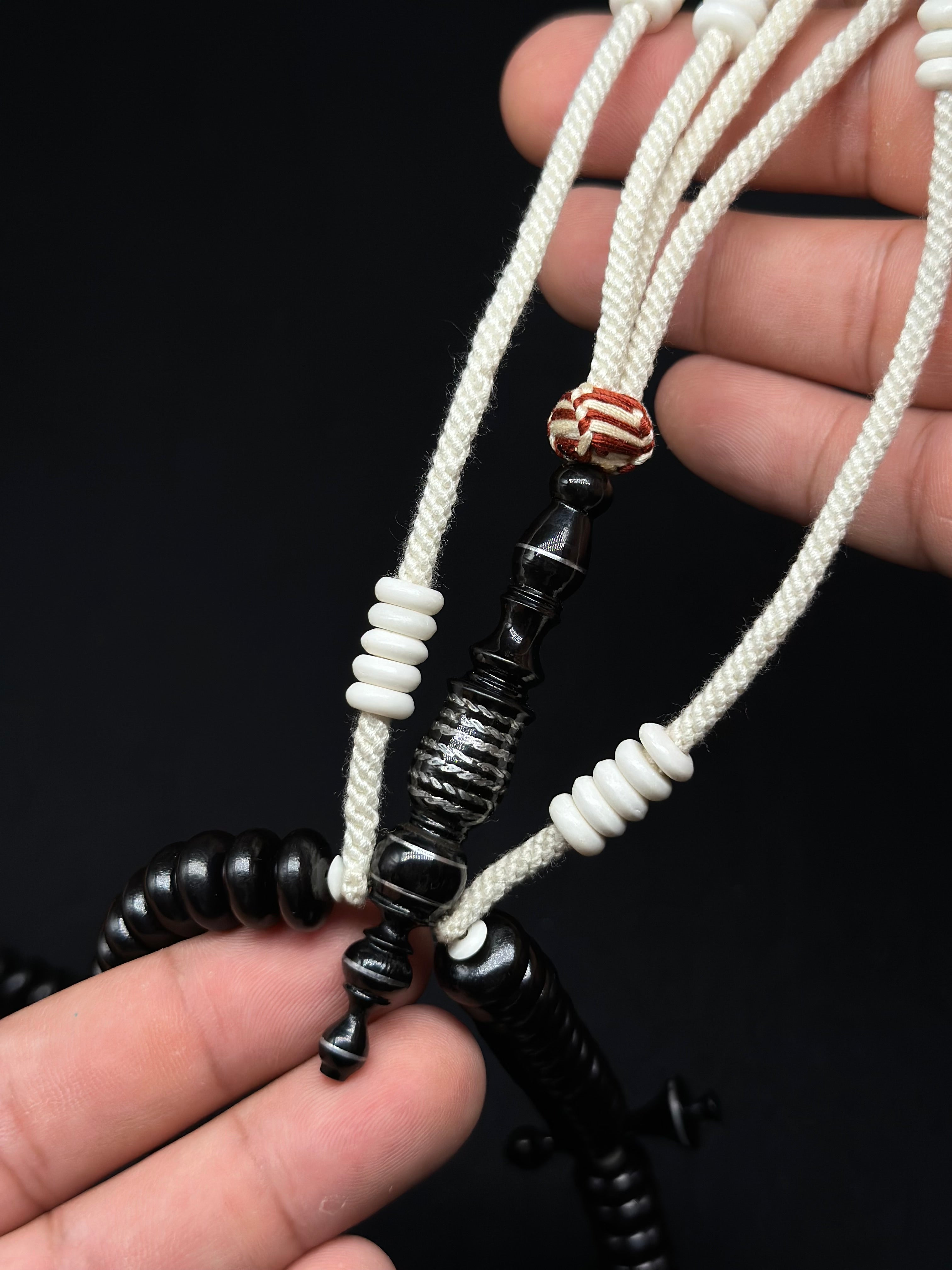 Ebony x Cow Bone Tasbih