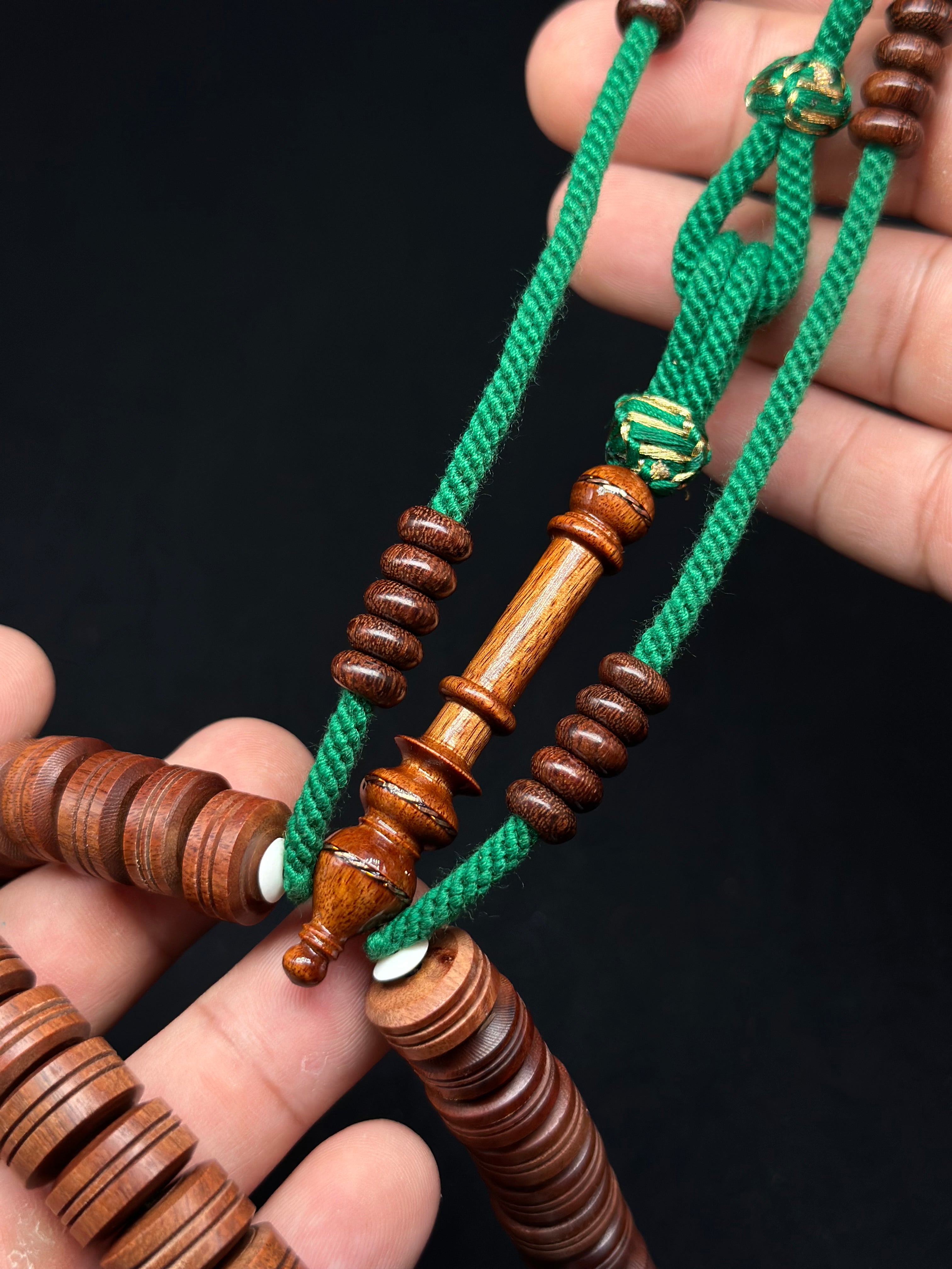 Pure Carved Stigi Wood Tasbih