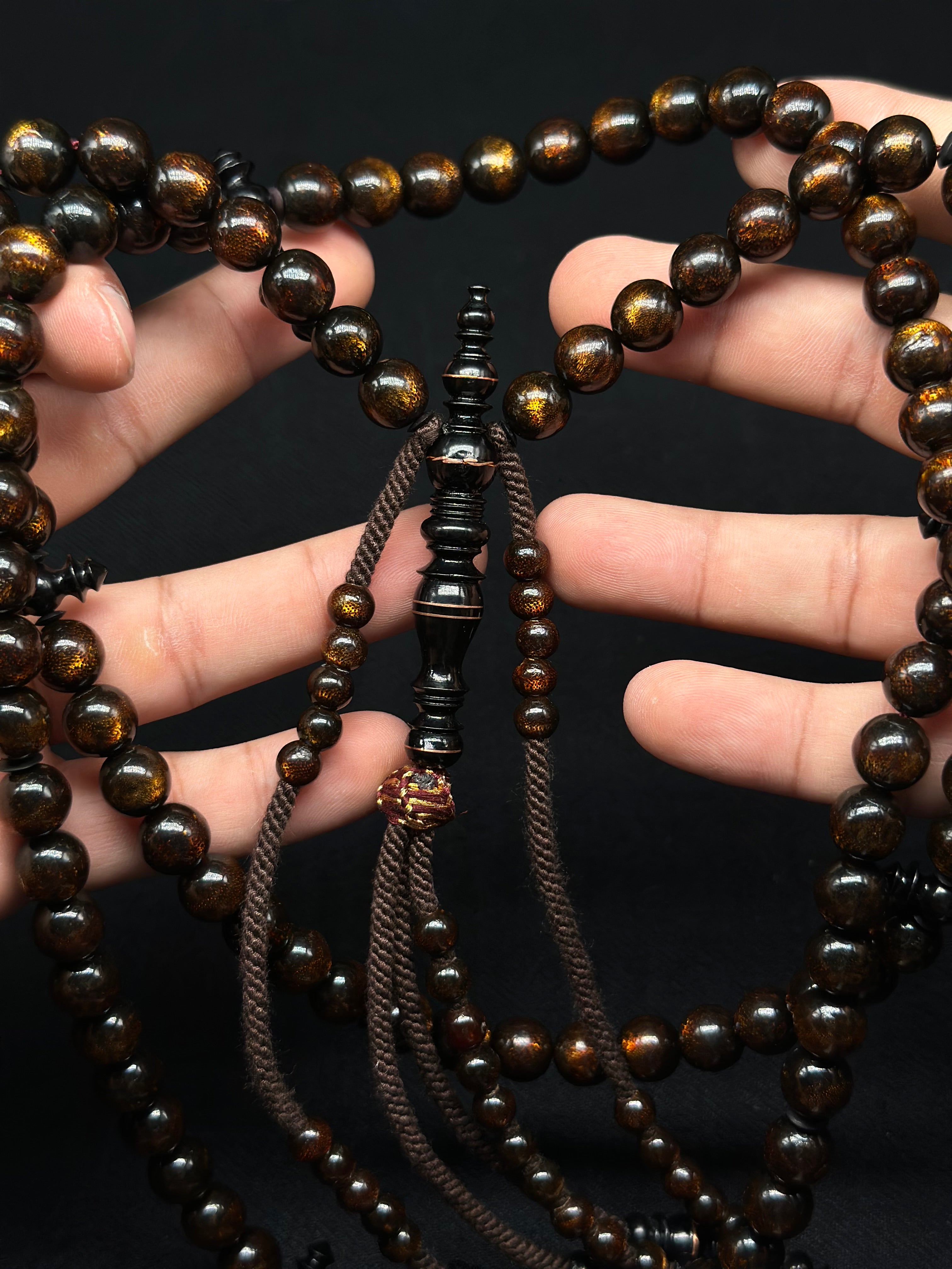 Gold Yusr x Ebony Tasbih