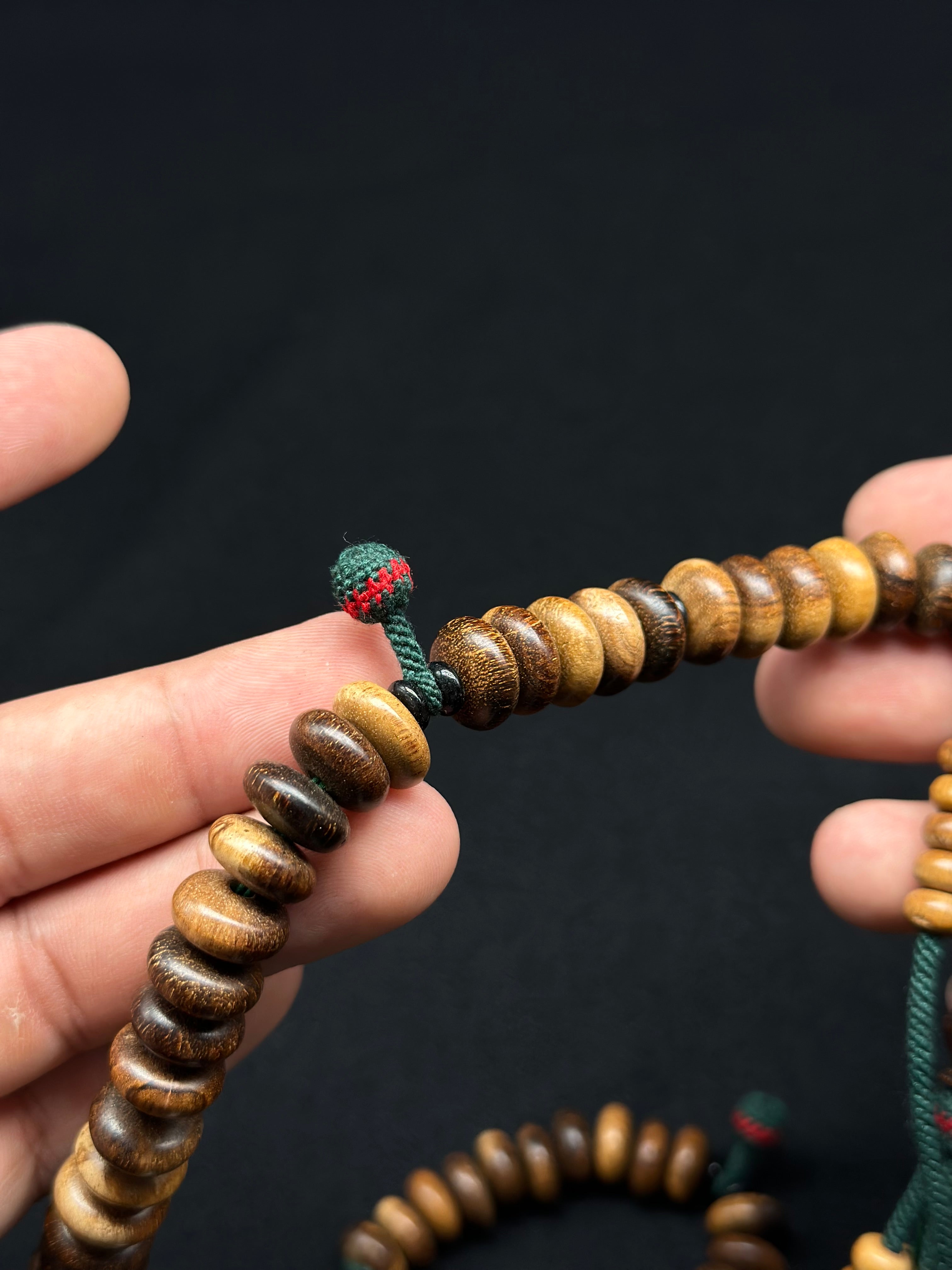 Pure Oud Agarwood Tasbih With Custom Alif (Fragrant)