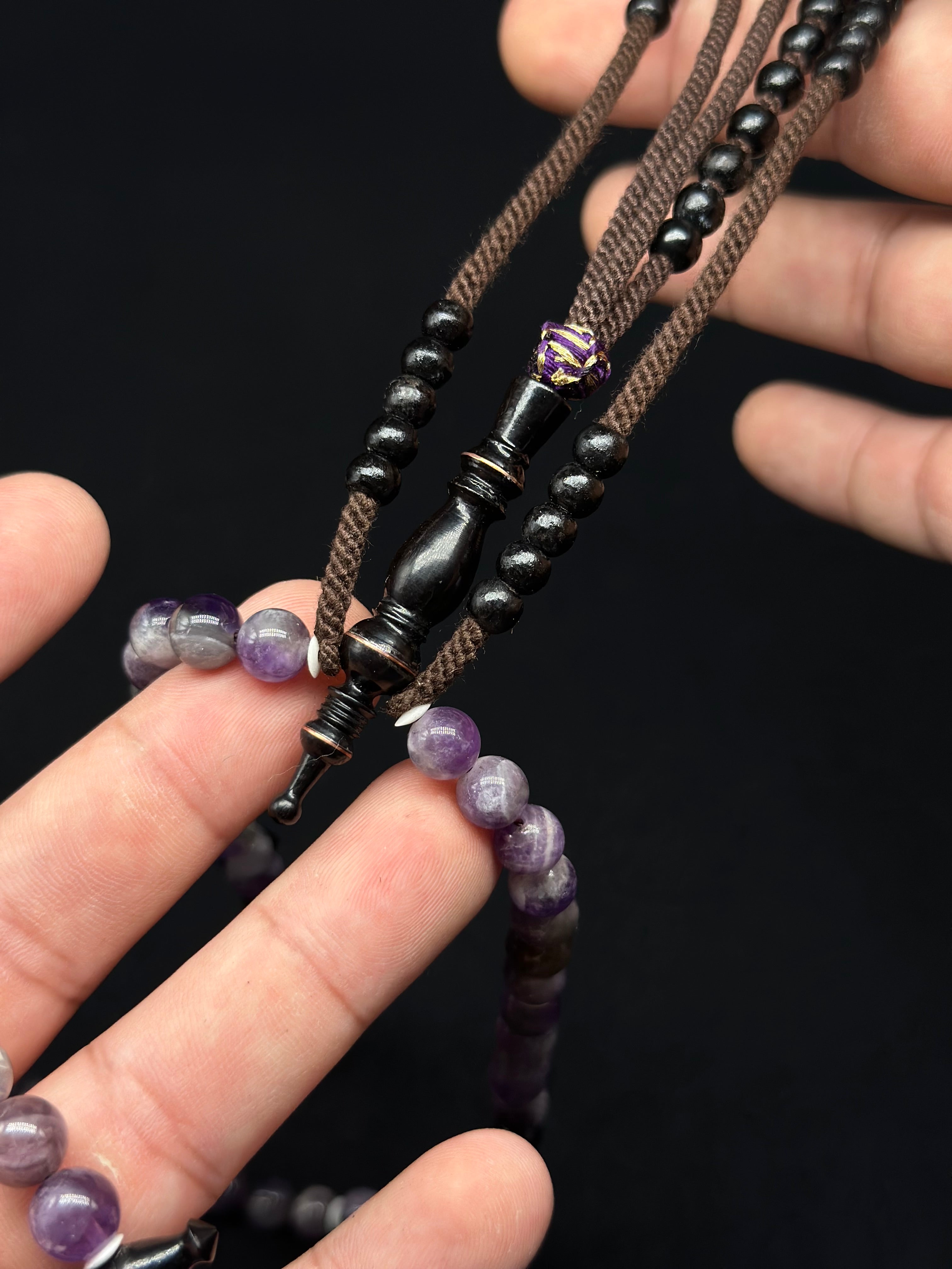 Amethyst x Ebony Tasbih