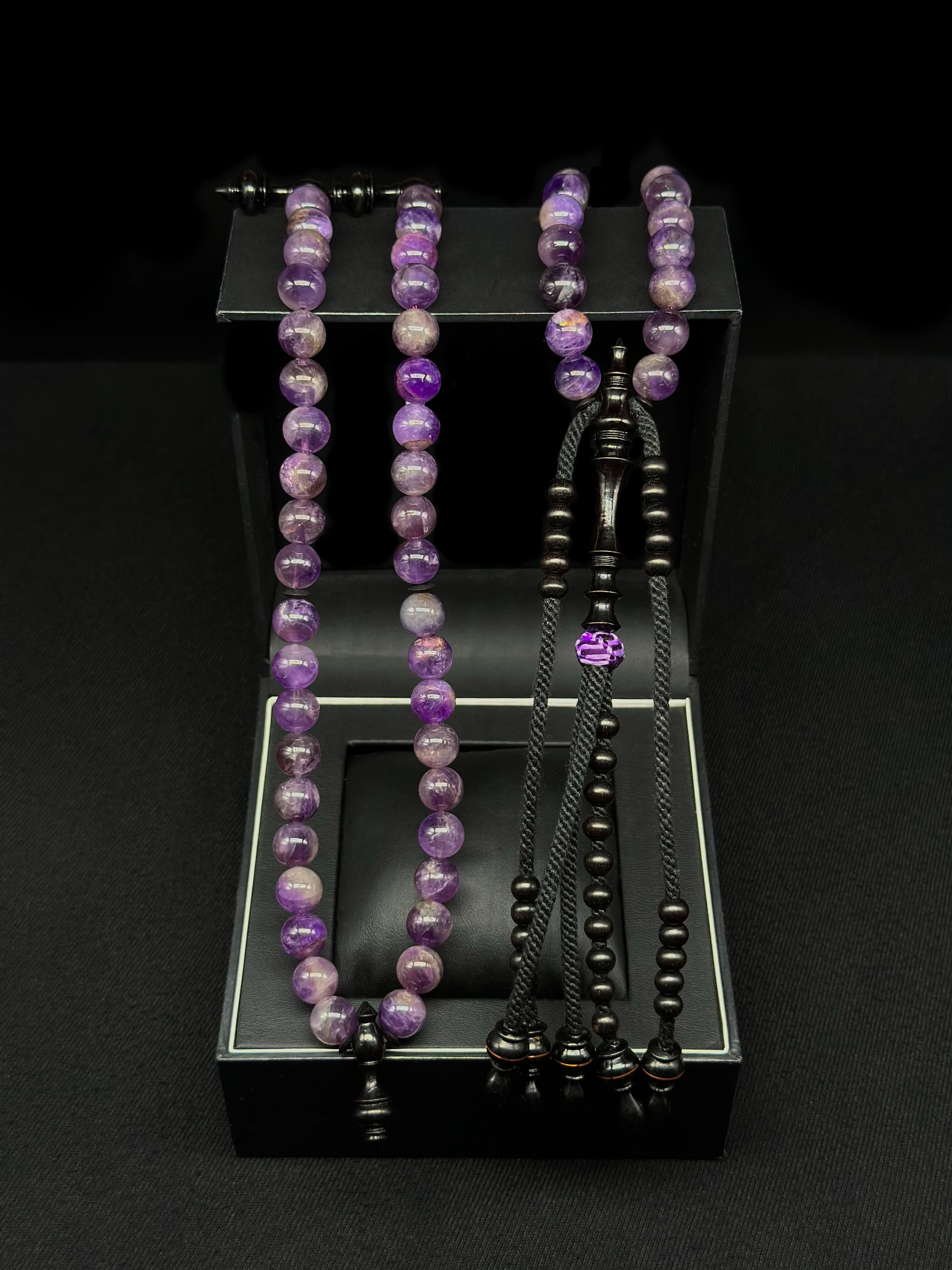 Amethyst x Ebony Tasbih (XL)