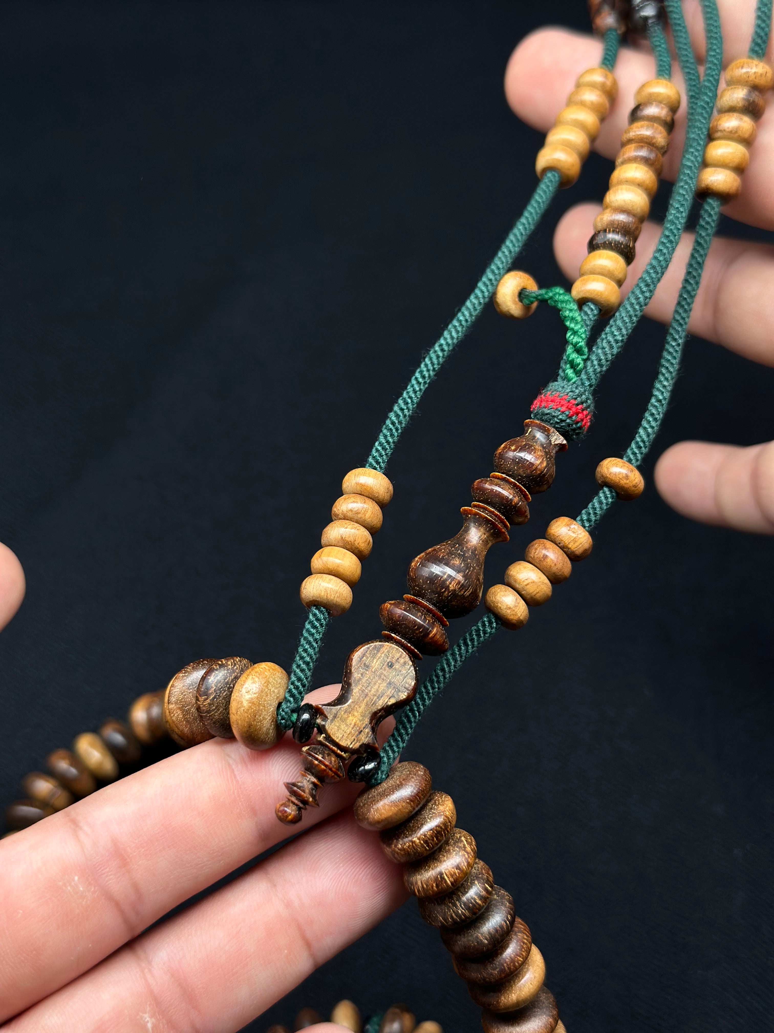 Pure Oud Agarwood Tasbih With Custom Alif (Fragrant)