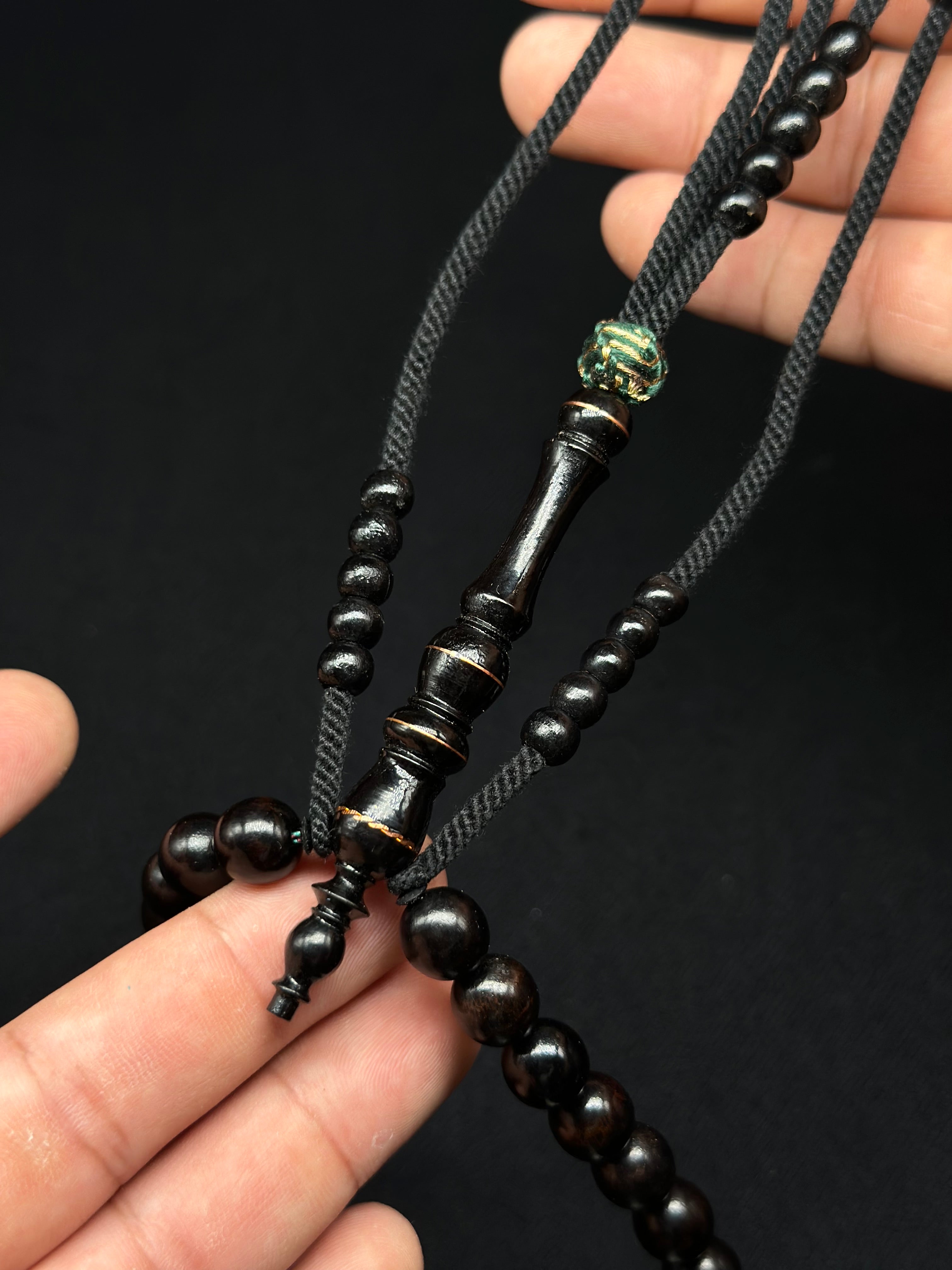 Pure Ebony Tasbih (L)
