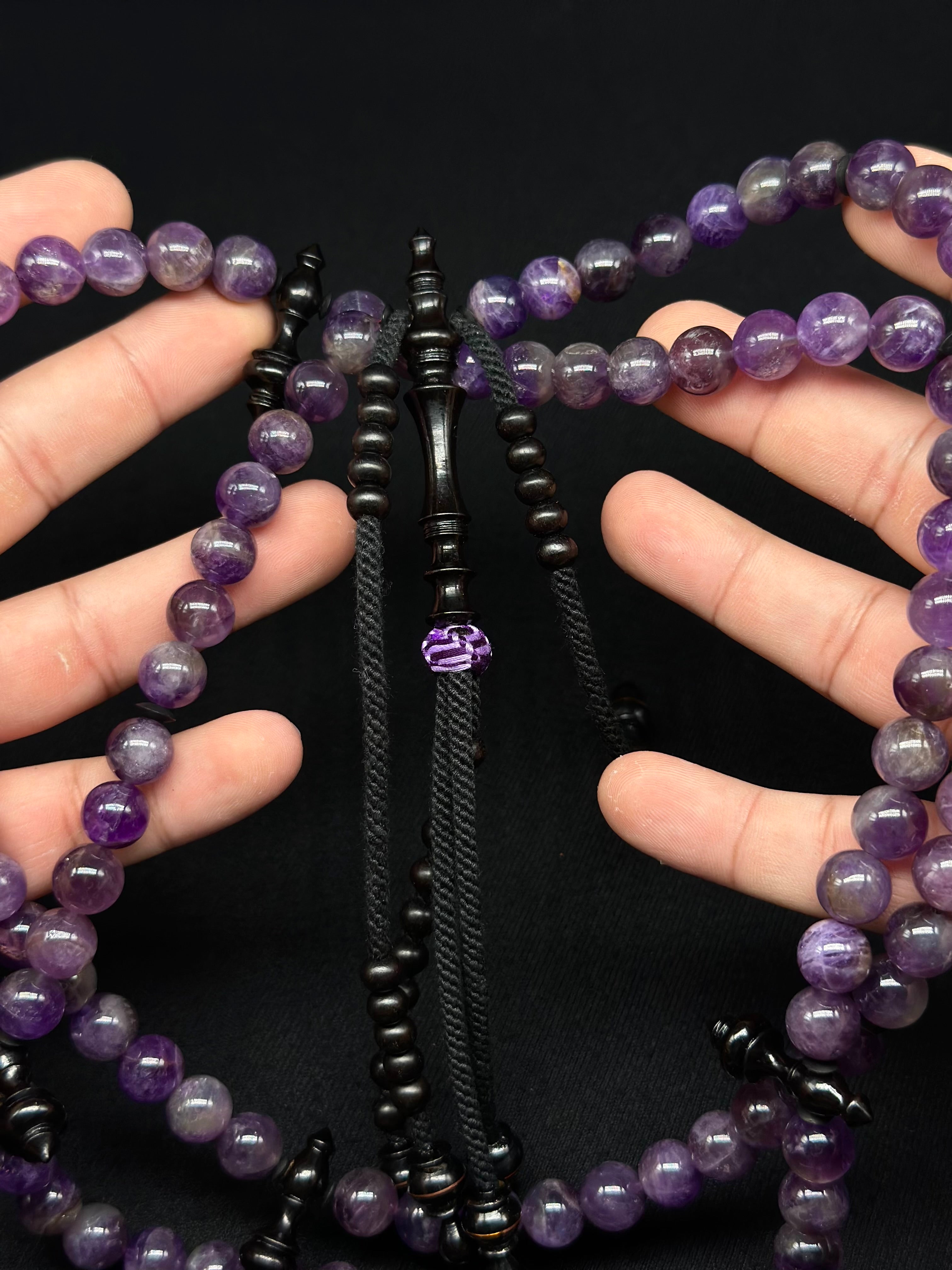 Amethyst x Ebony Tasbih (XL)
