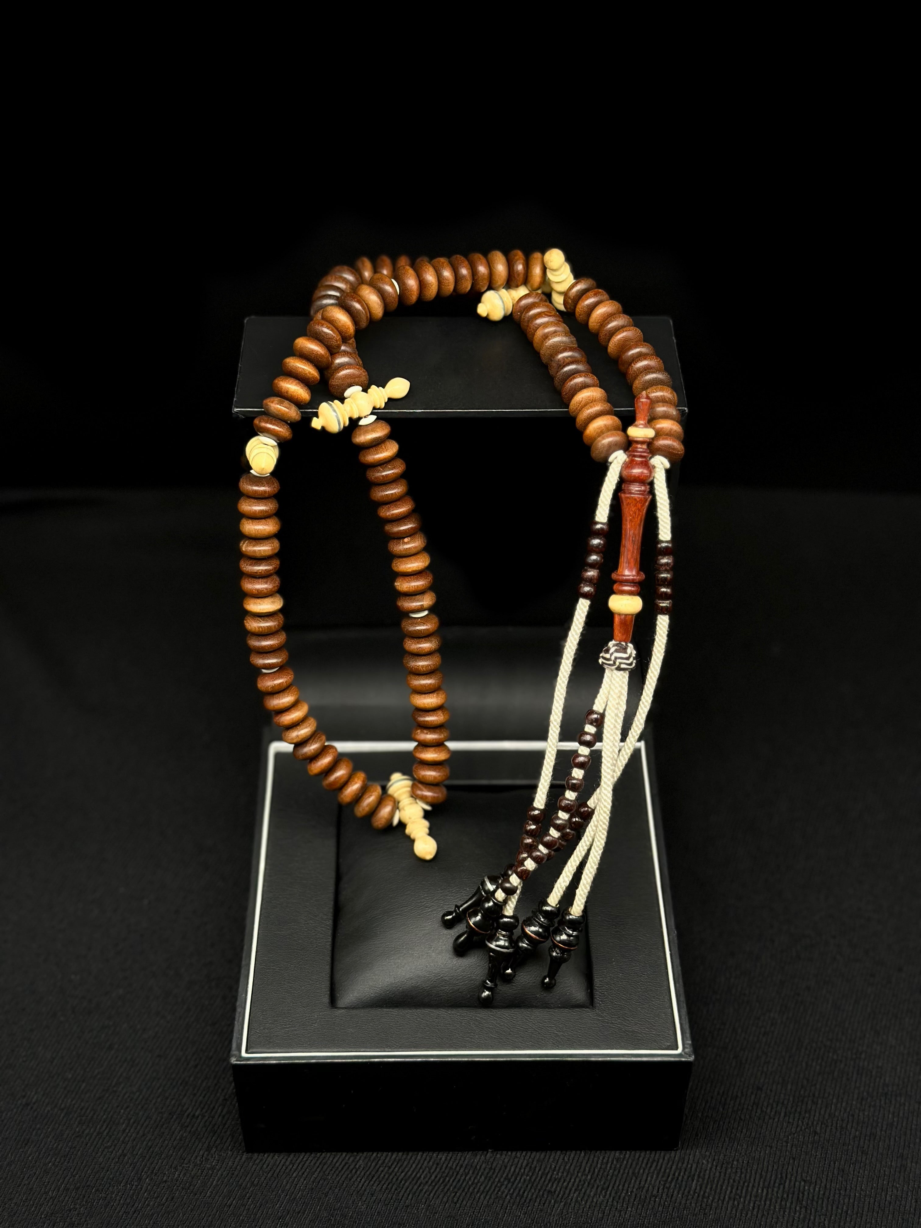 Ironwood x Tamarind x Ebony x Bone Rumi Model Tasbih