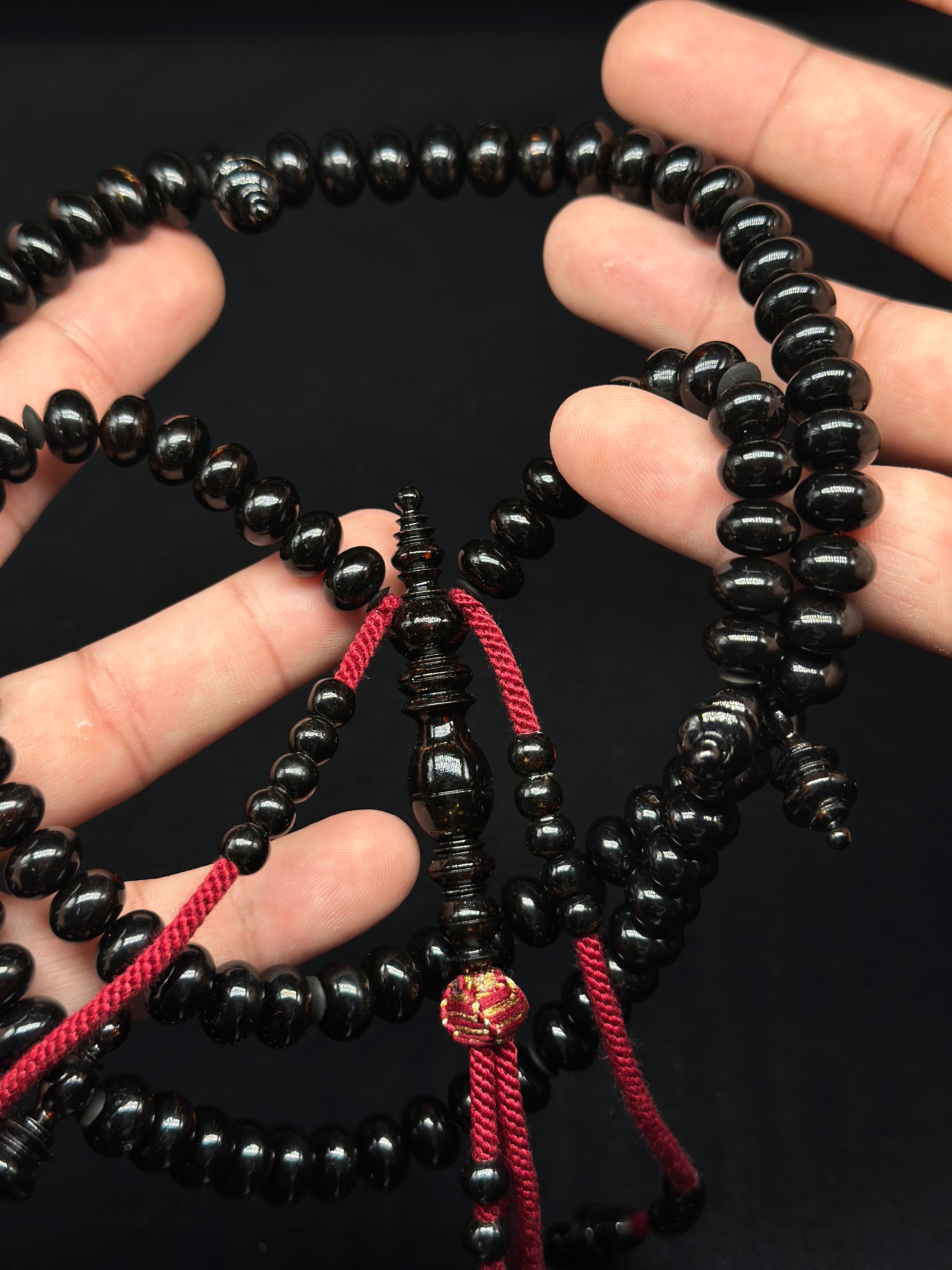 Pure Black Yusr Tasbih