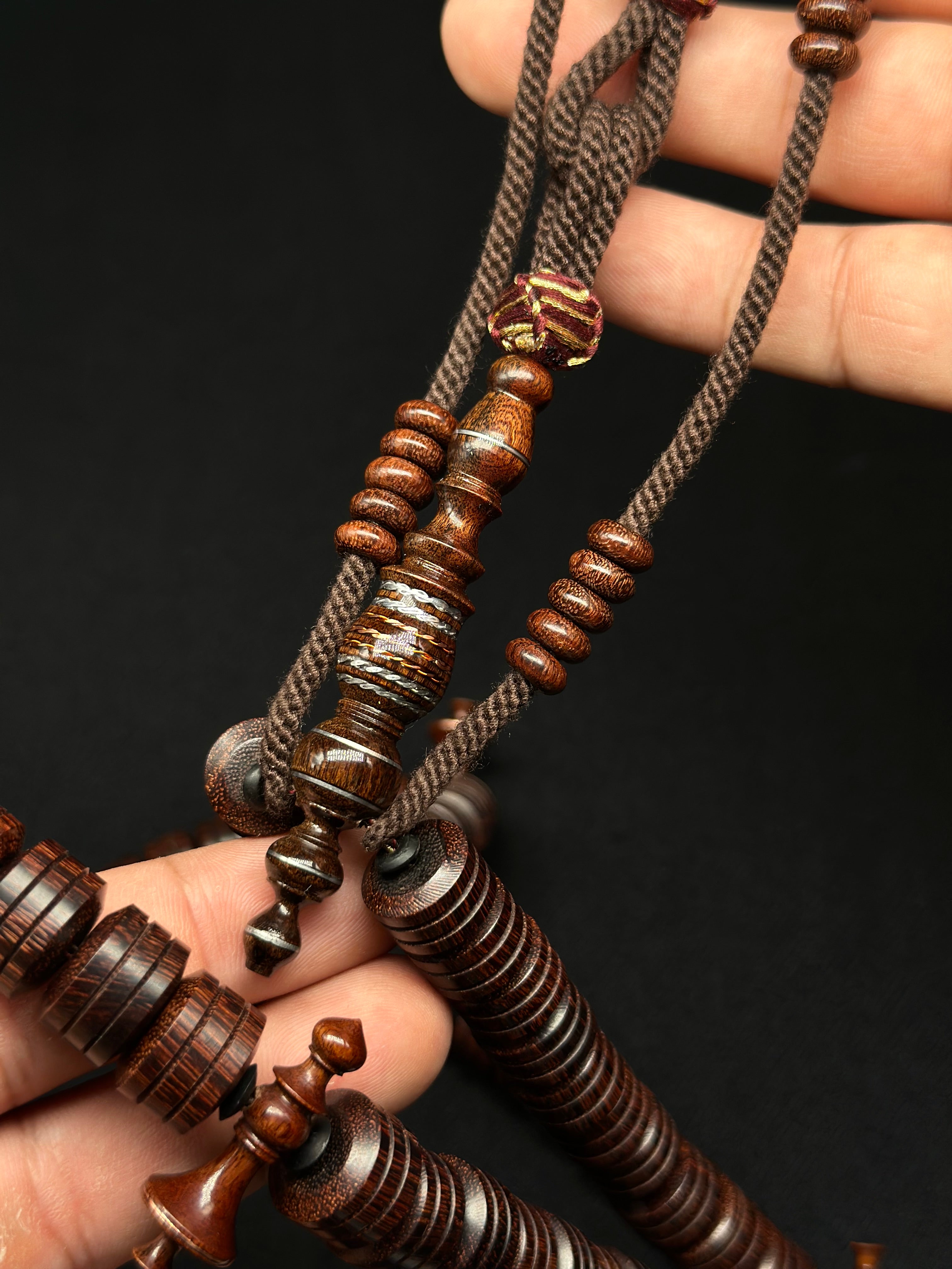 Pure Carved Tamarind Wood Tasbih