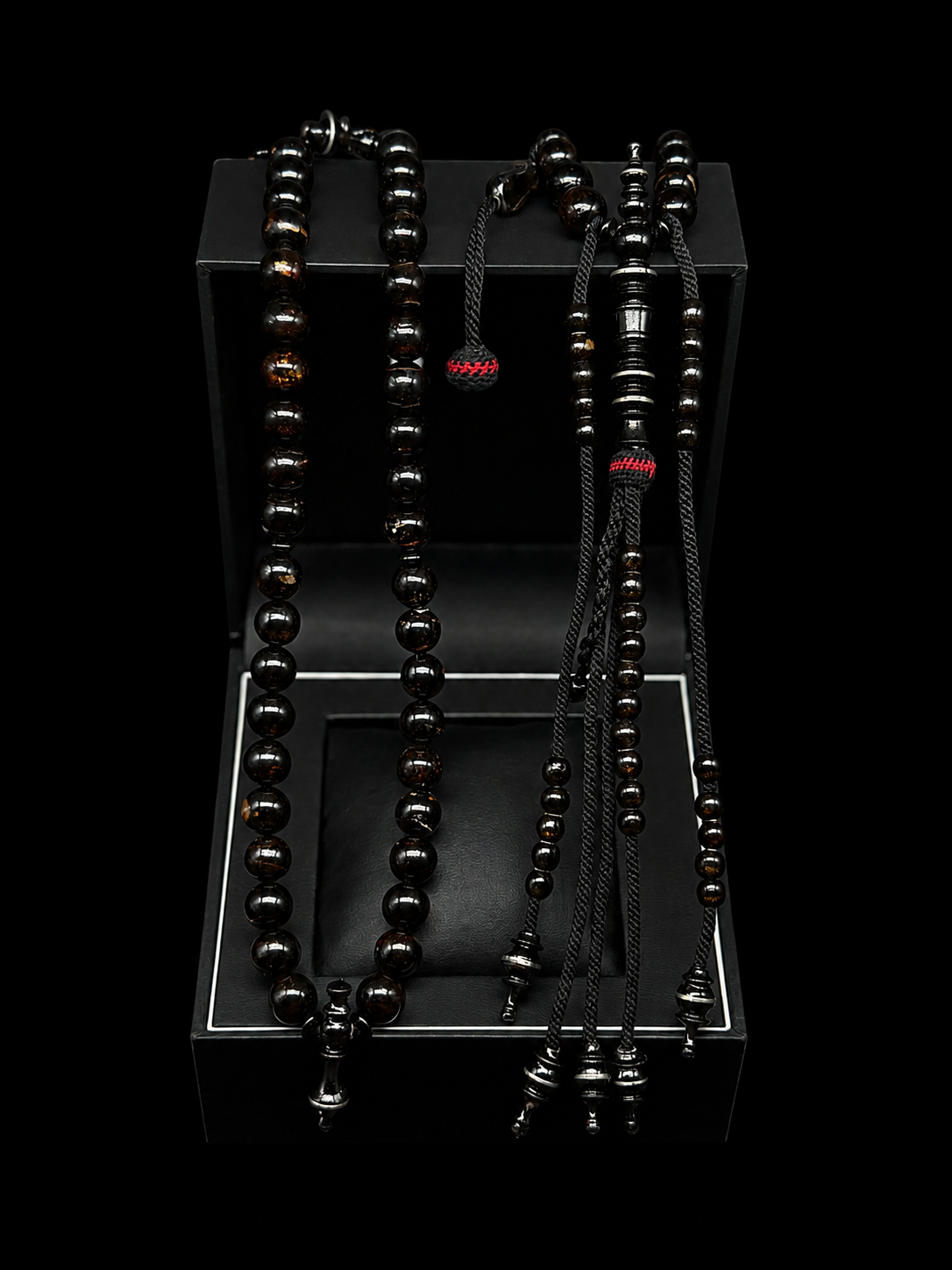 Pure Black Yusr Tasbih (L)