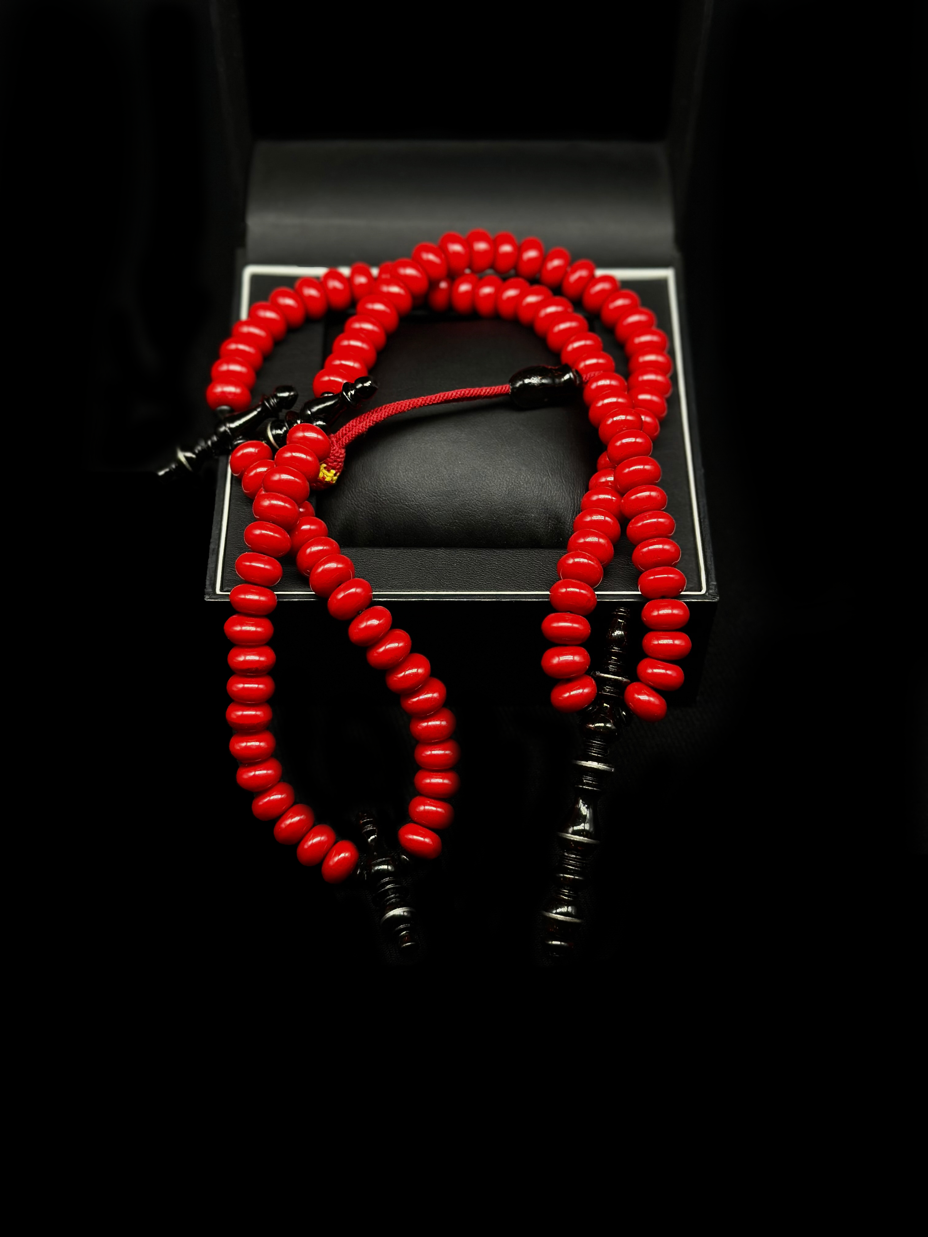 Red Marjan x Black Yusr Darqawi Tasbih