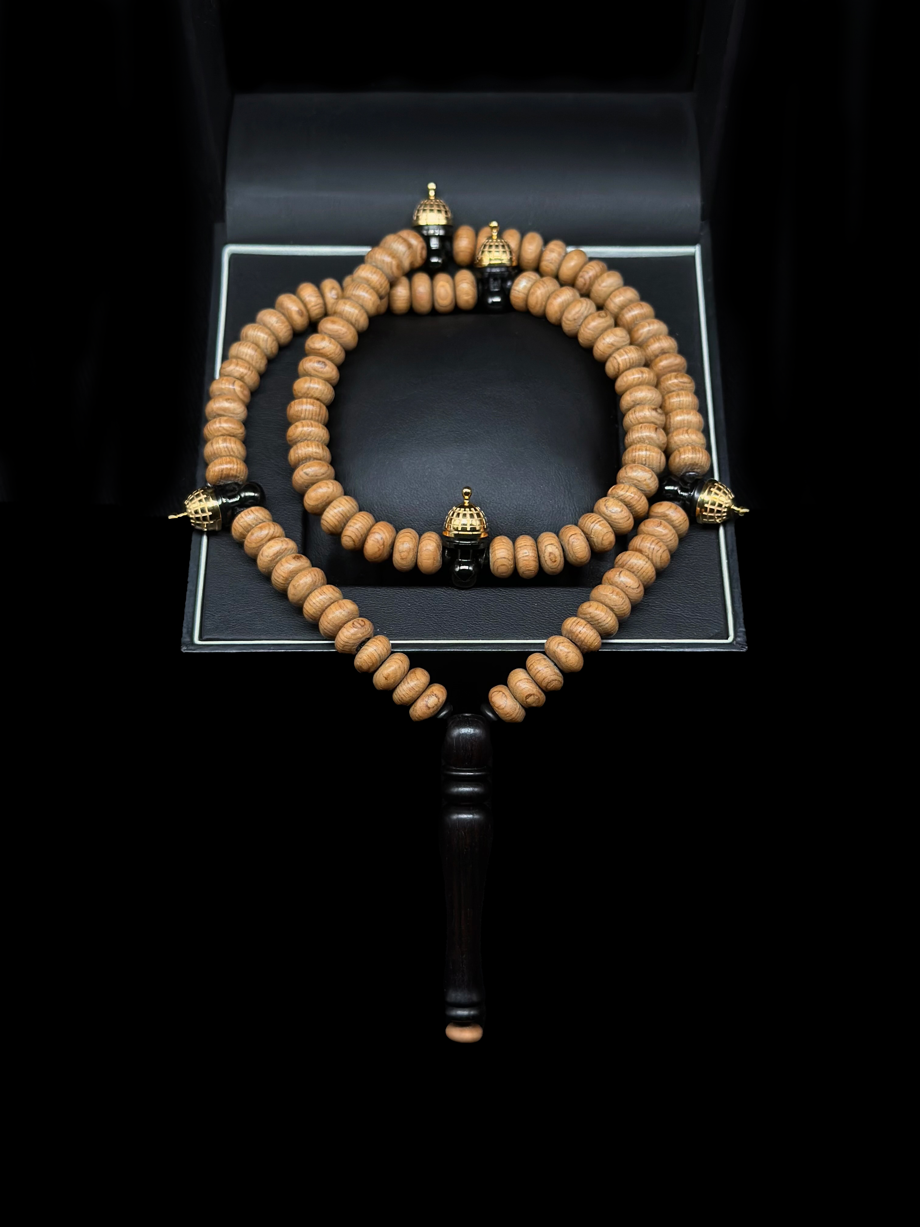Pure Olive Wood x Ebony Tasbih Al Aqsa Model (Limited Edition)