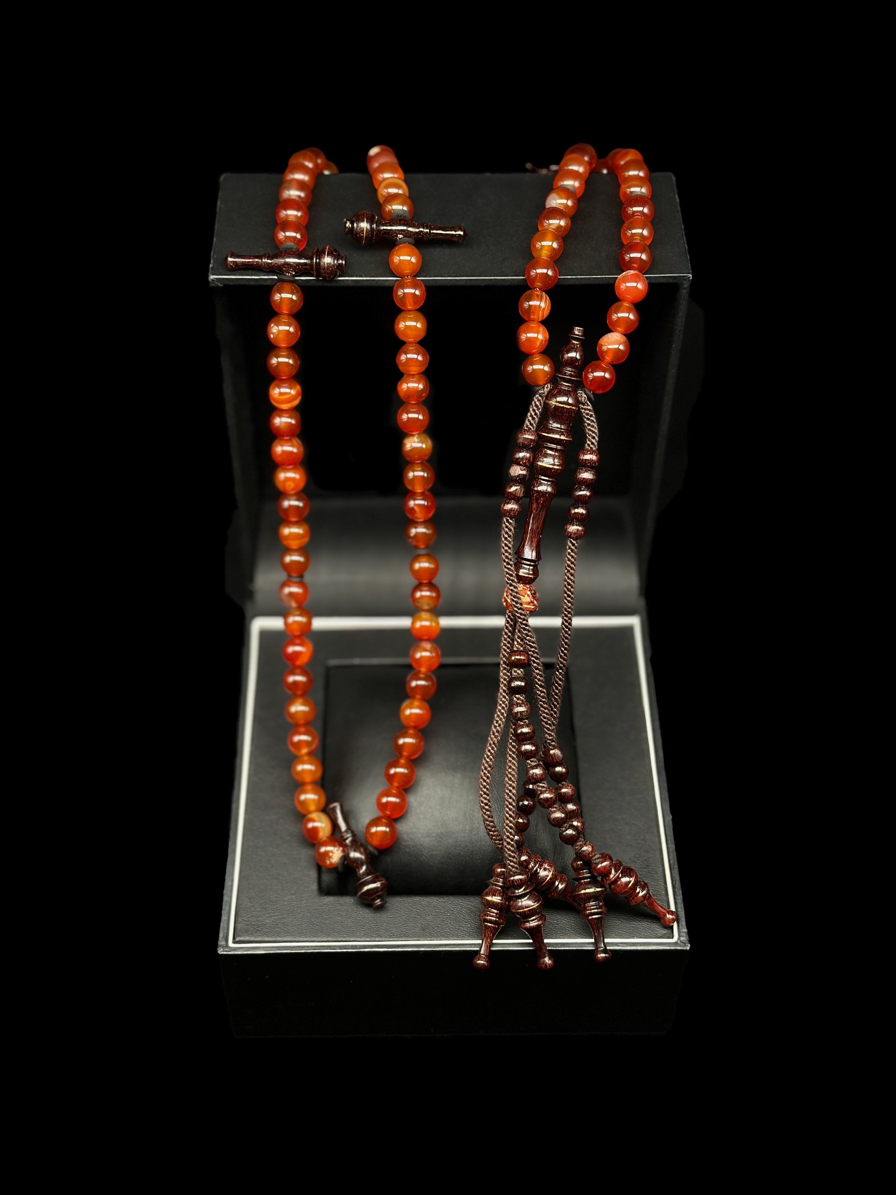Red Carnelian x Tamarind Tasbih