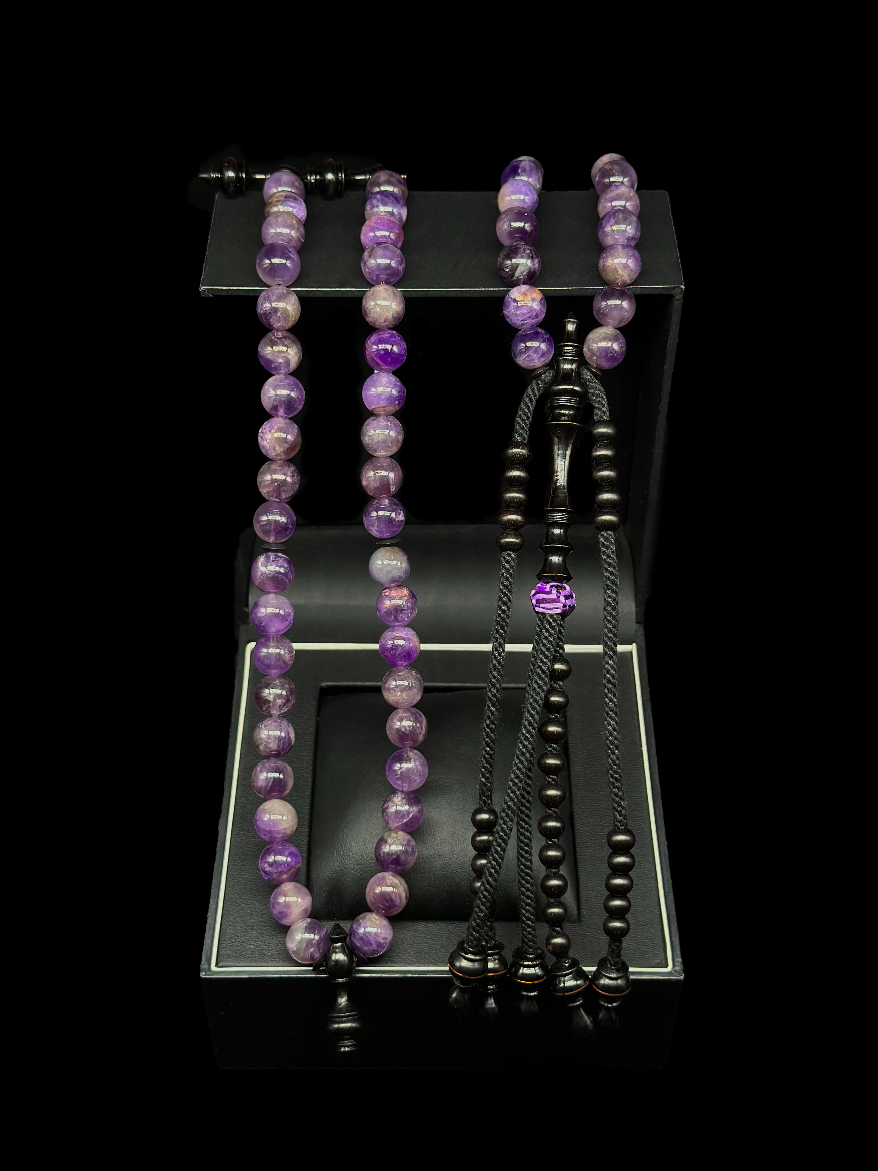 Amethyst x Ebony Tasbih (XL)
