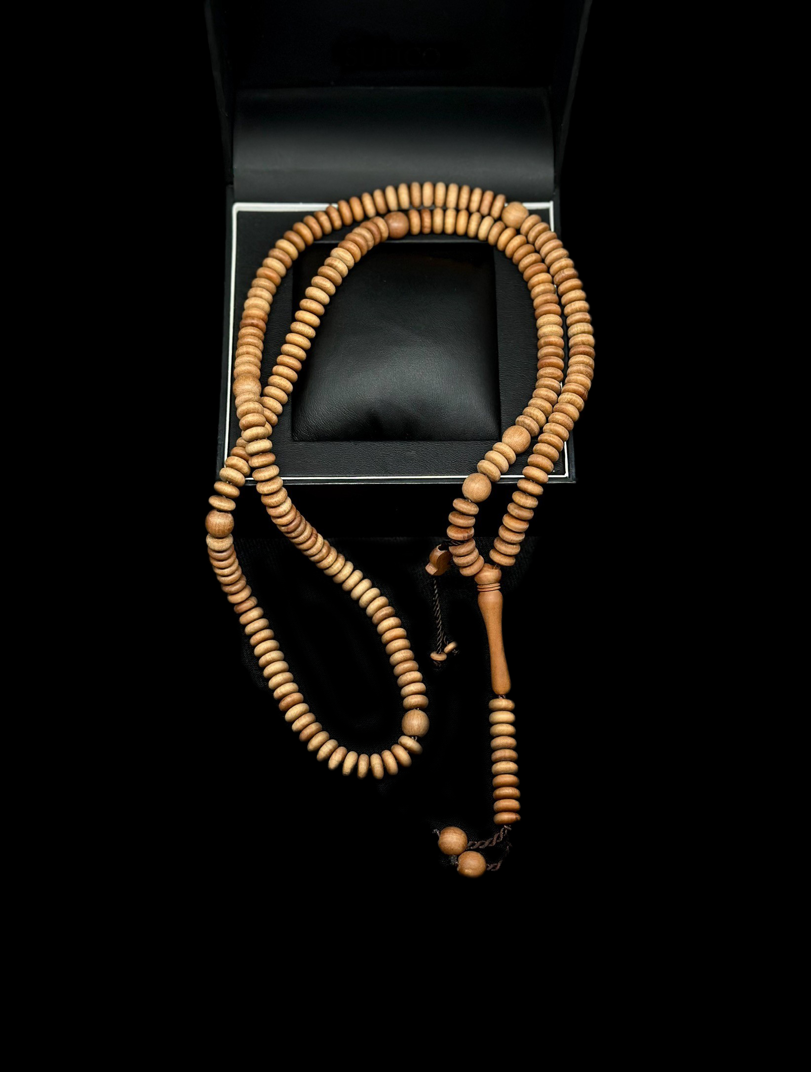 Pure Sandalwood Tasbih 200 Beads With Prophetic Sandal