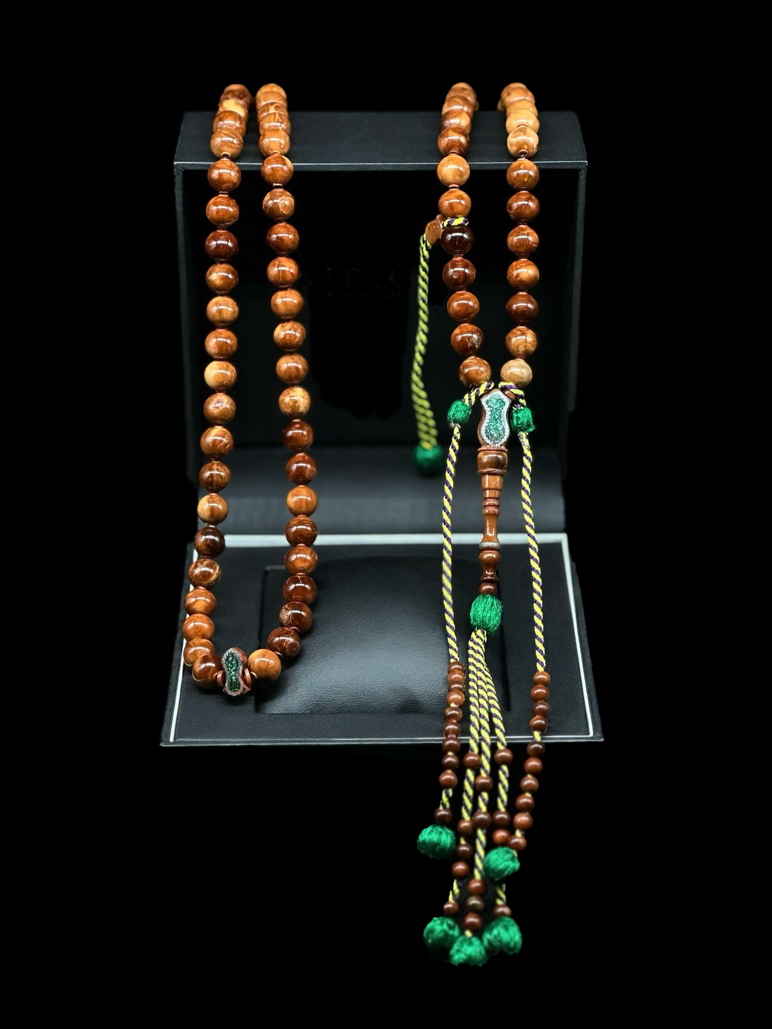 Pure Kuka Coquilla Nut Tasbih With Prophetic Sandal