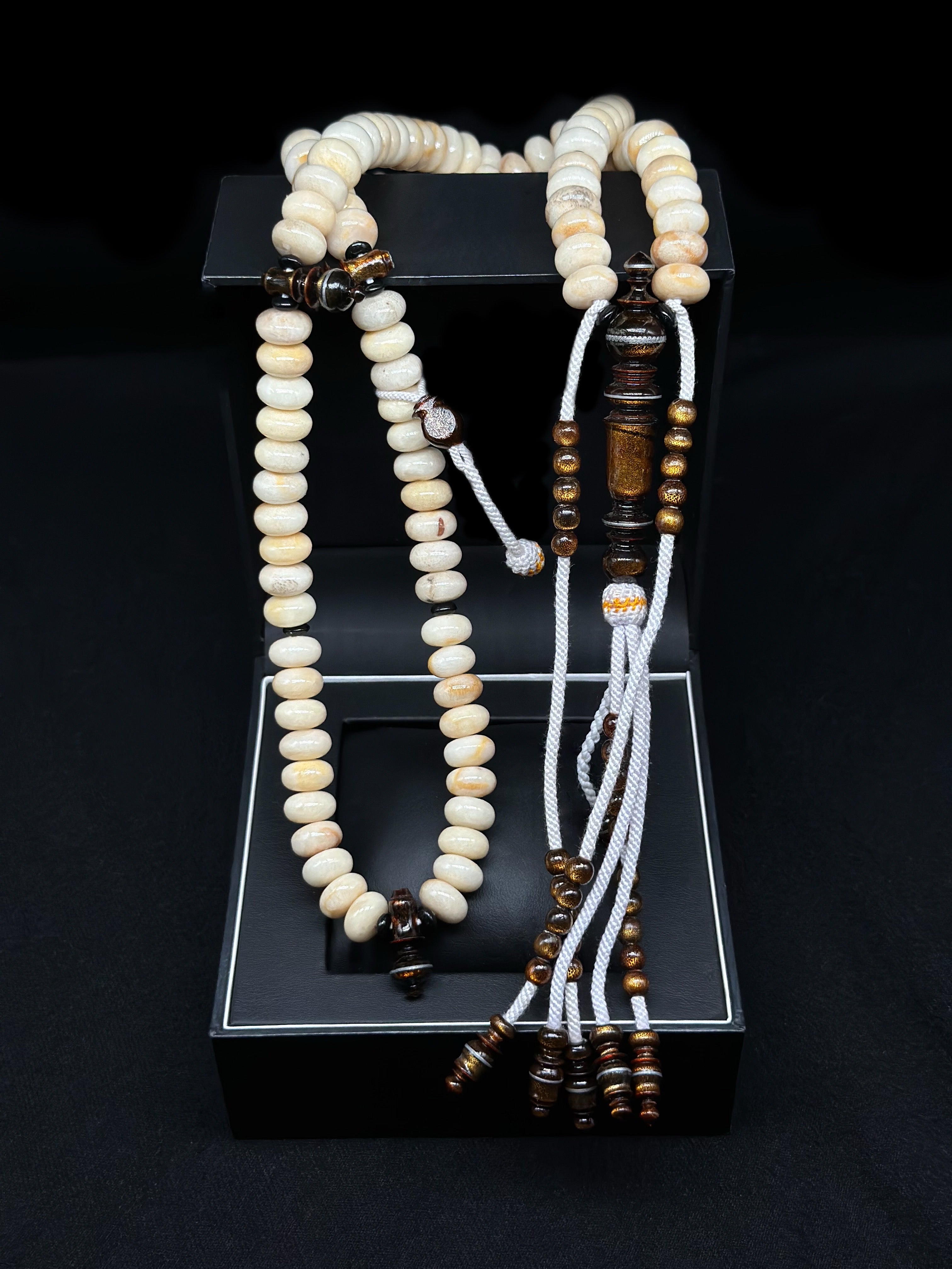 Marjan x Gold Yusr Tasbih