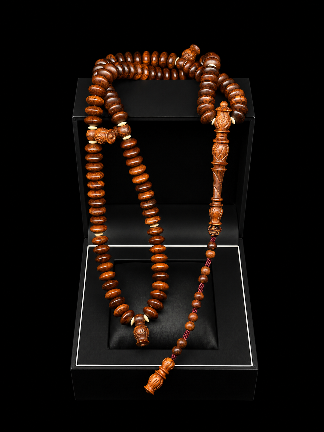 Pure Grade A Carved Oud Agarwood Tasbih
