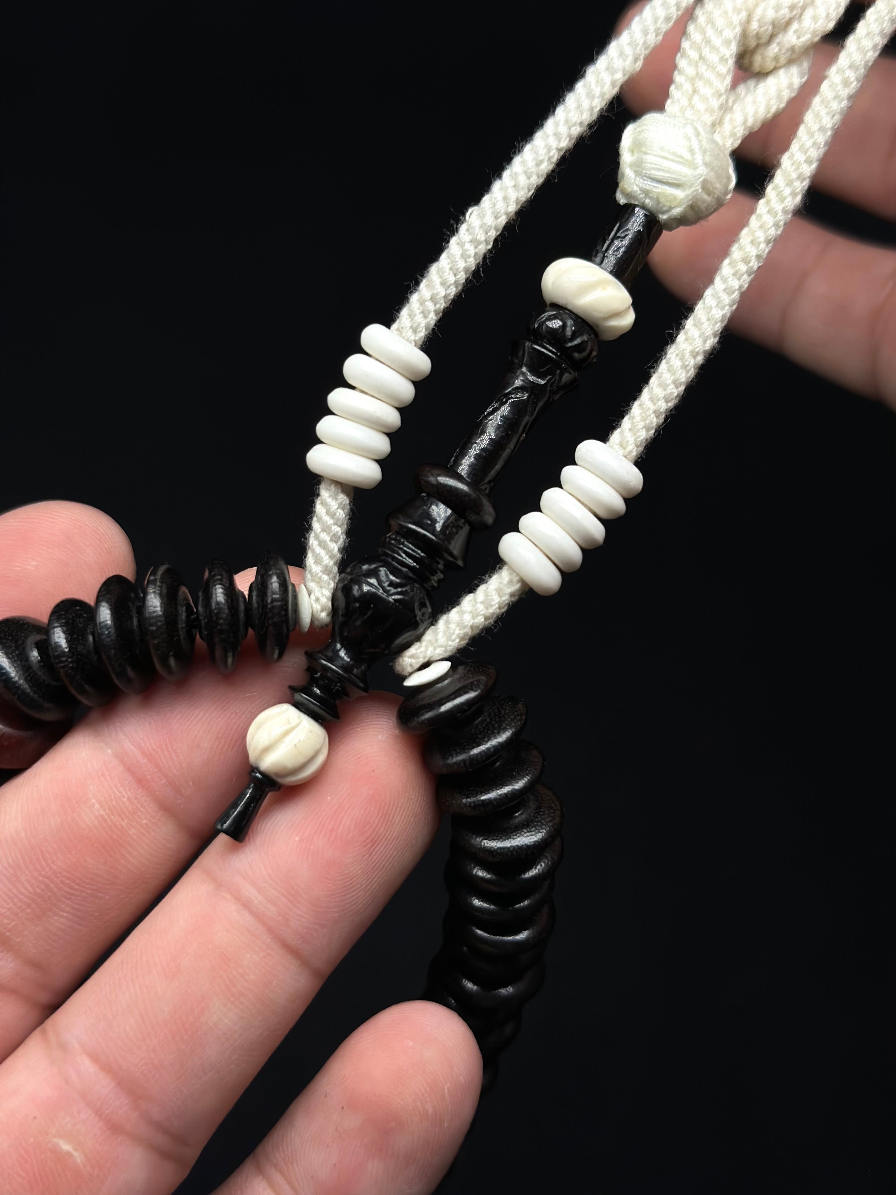 Black Tamarind x Cow Bone Naqshbandi 200 Tasbih Rumi Model
