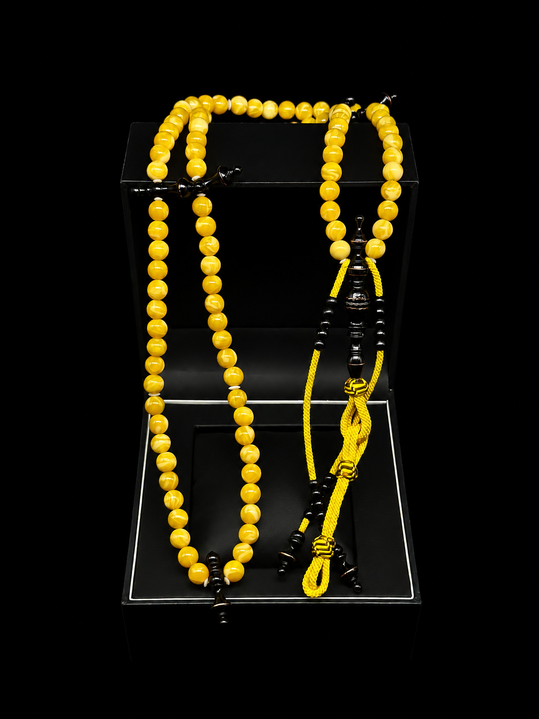 Egyptian Amber x Ebony Tasbih