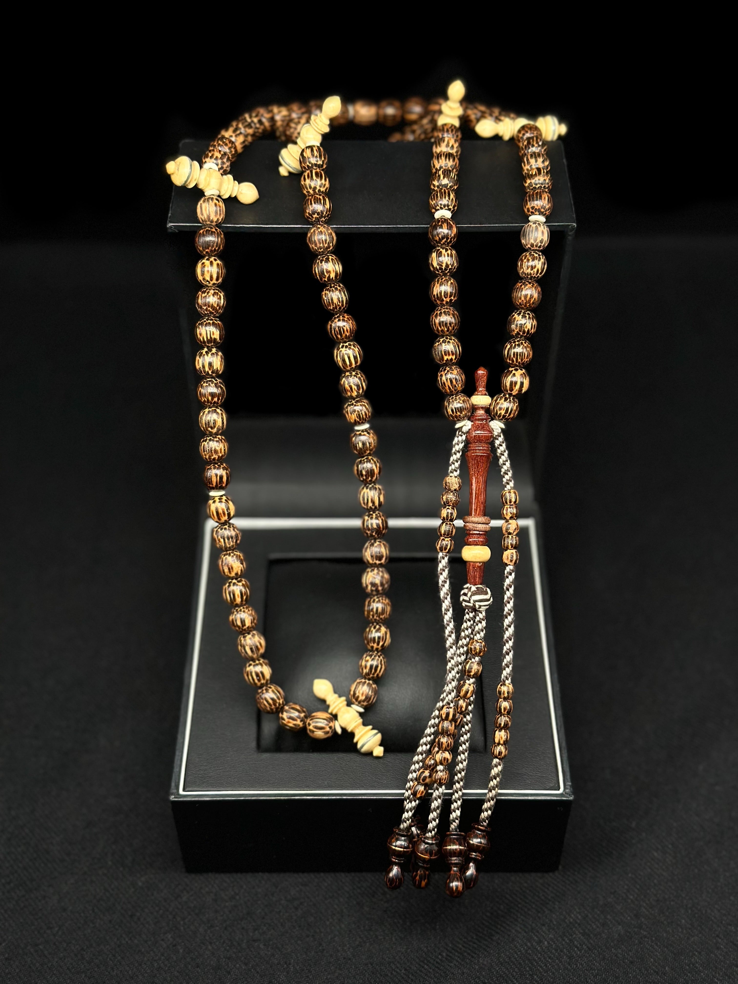 Black Liwung Wood Rumi Model Tasbih
