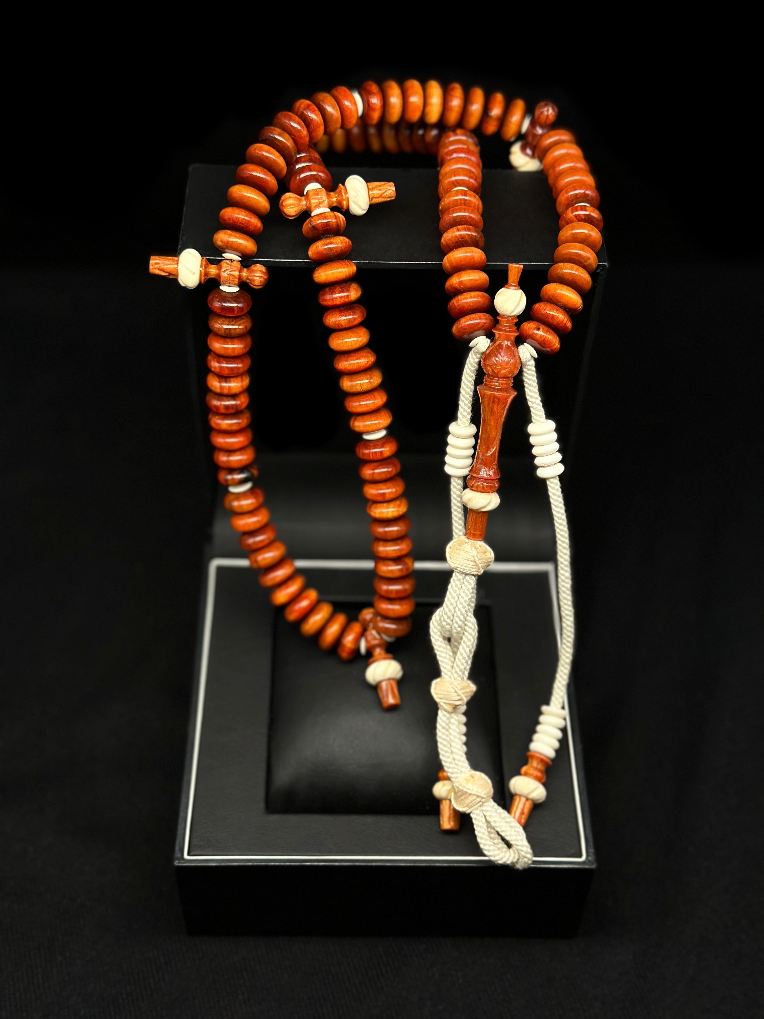 King Agathis x Cow Bone Rumi Model Tasbih