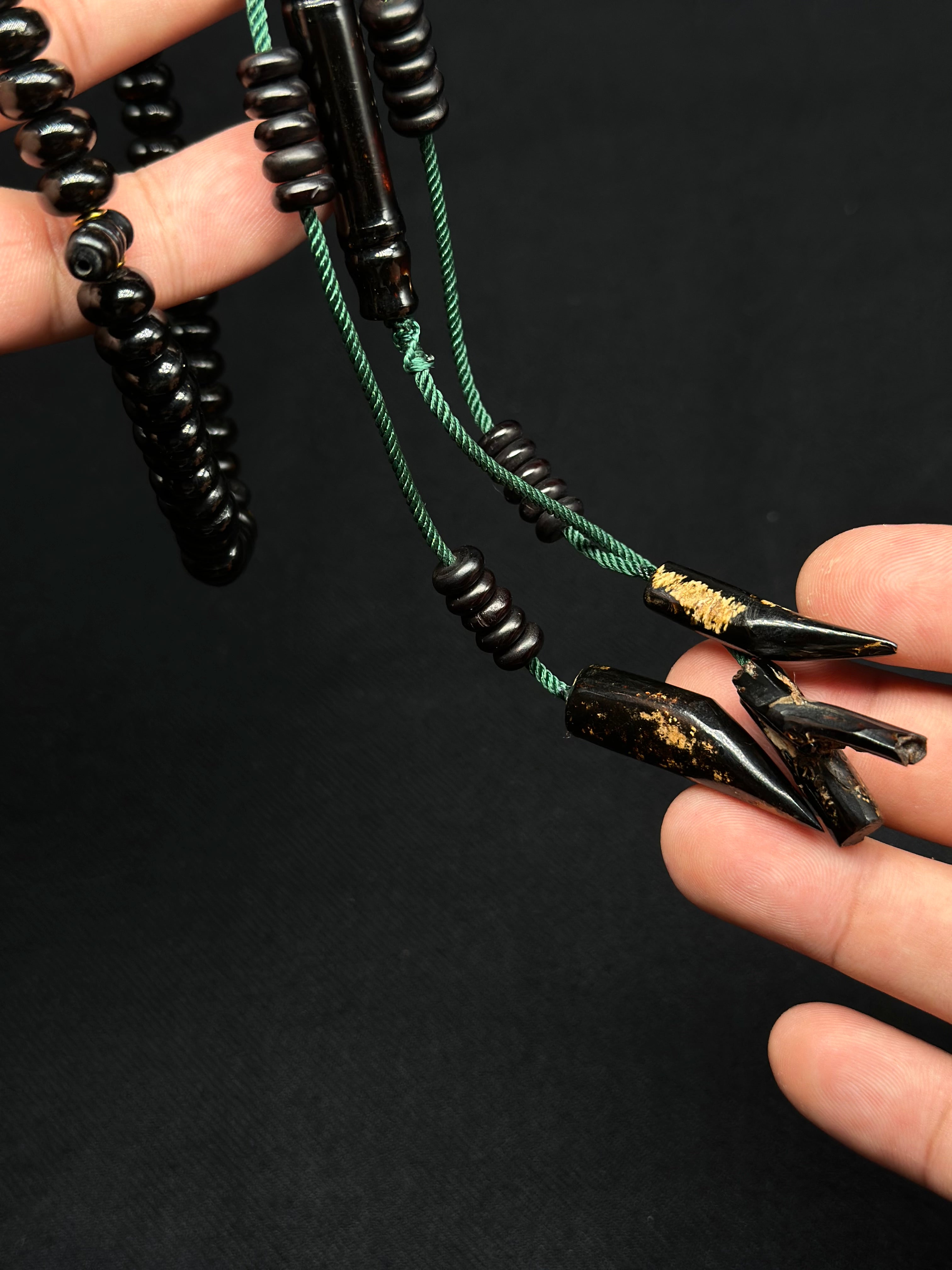 Pure Egyptian Black Yusr Tasbih