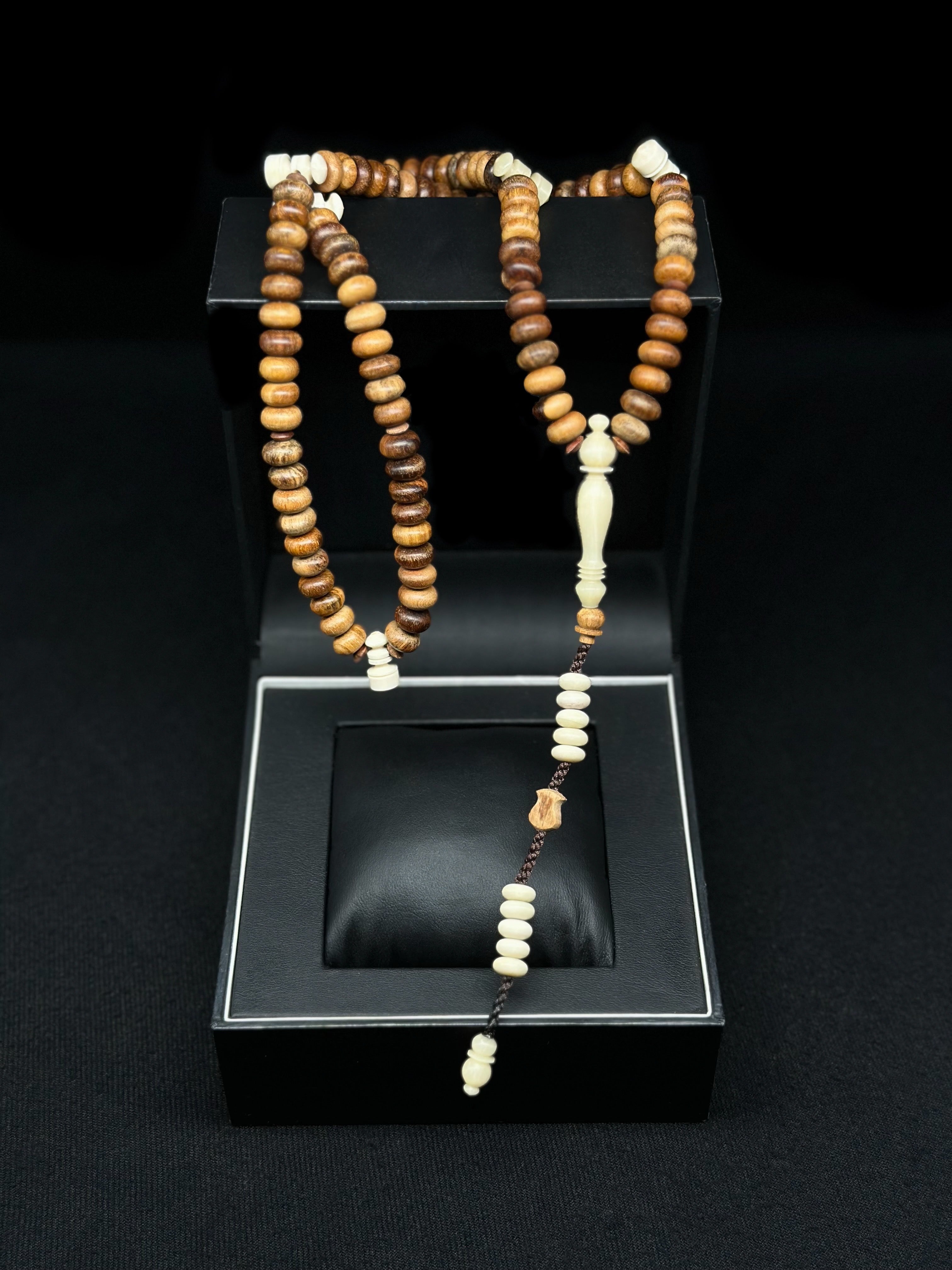 Oud Agarwood x Cow Bone Tasbih