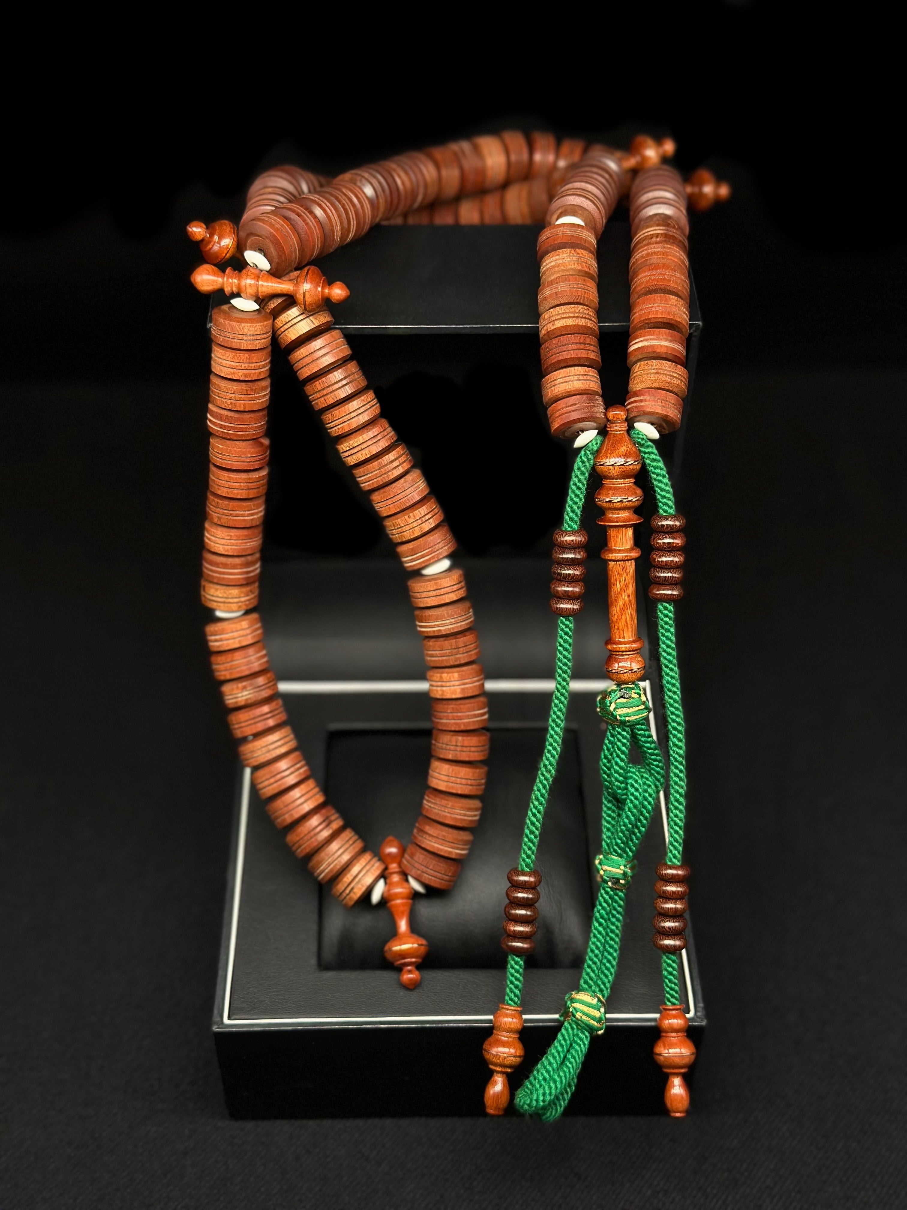 Pure Carved Stigi Wood Tasbih